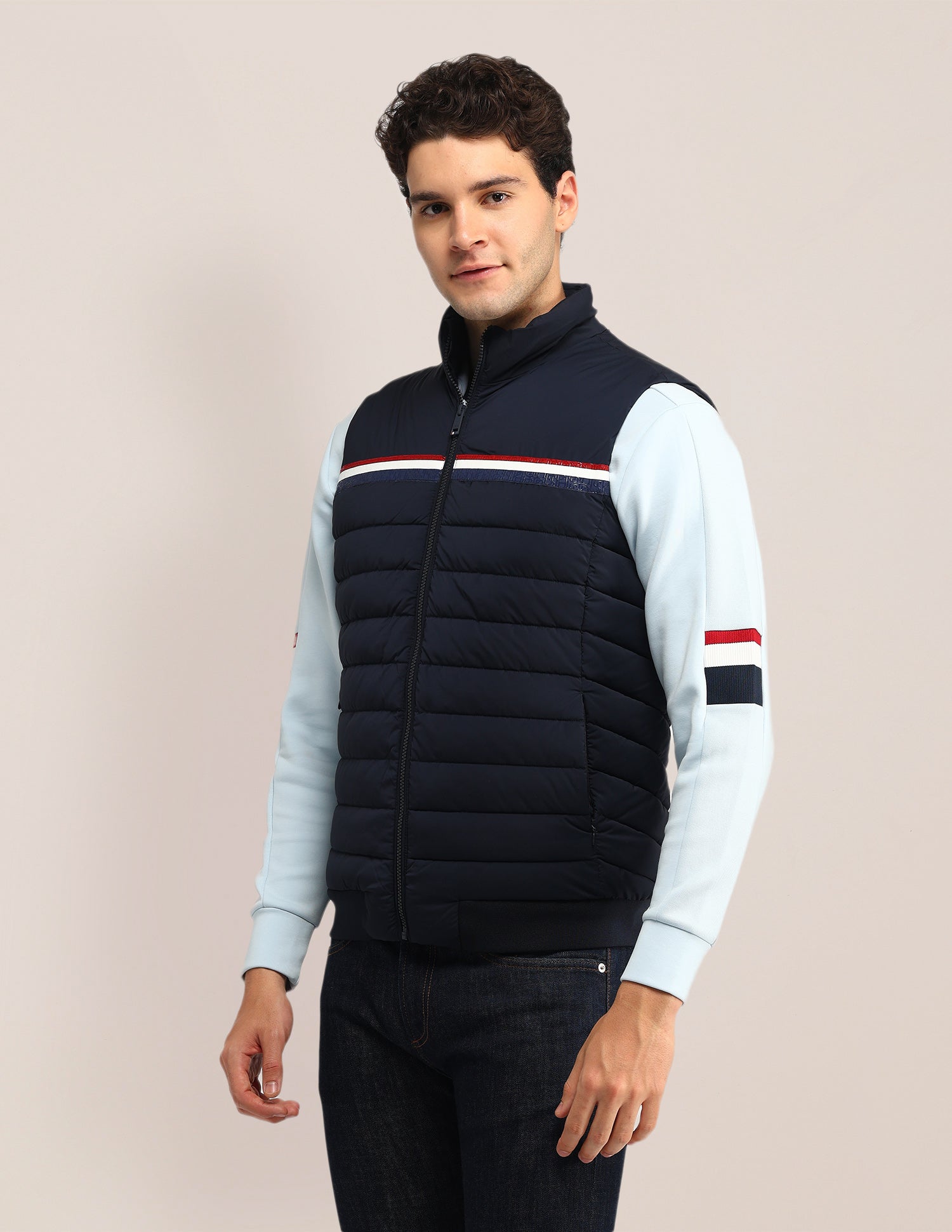 Solid Regular Fit Jacket Navy - U.S. POLO ASSN. | Large