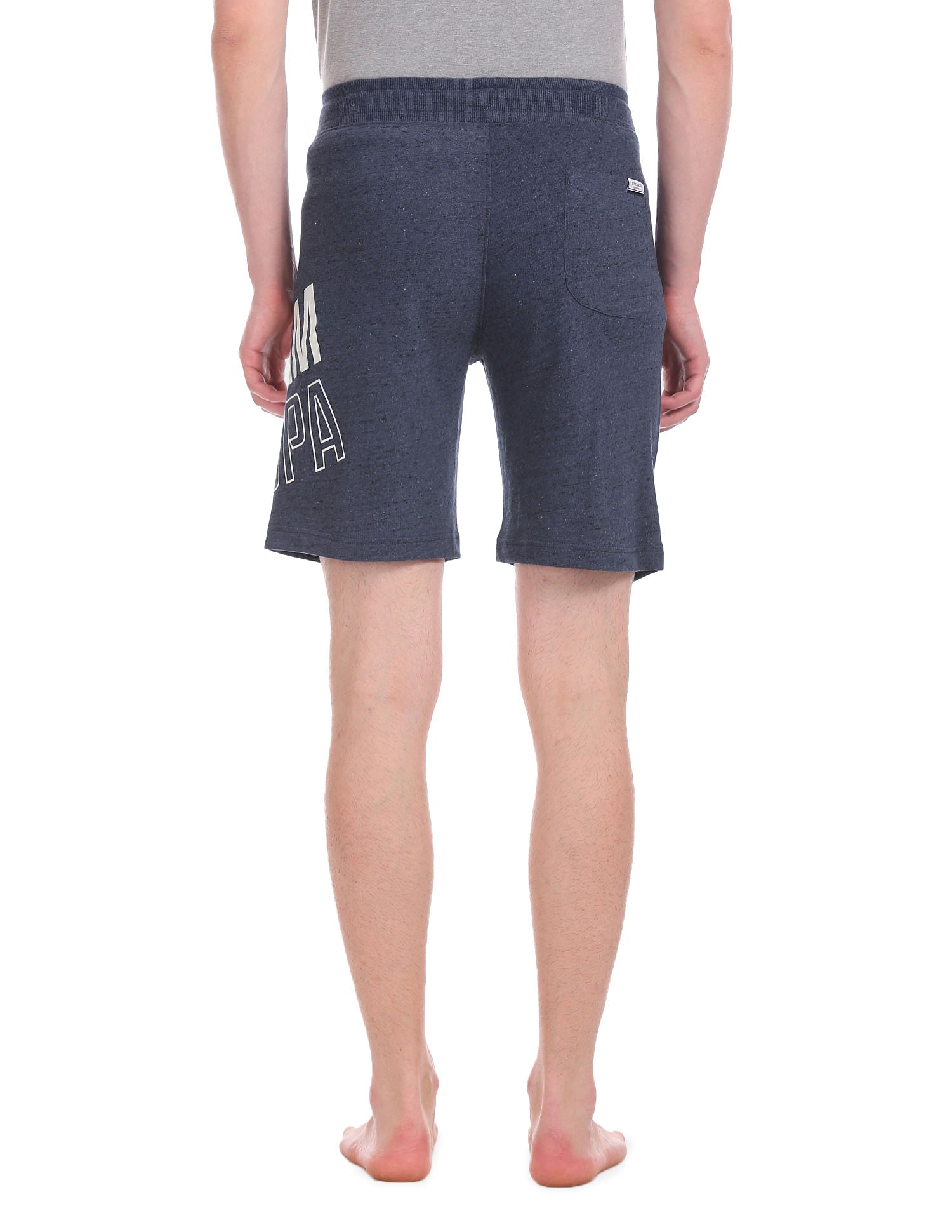 Comfort Fit Mid Rise I676 Shorts - Pack Of 1 Navy - U.S. POLO ASSN. | Large