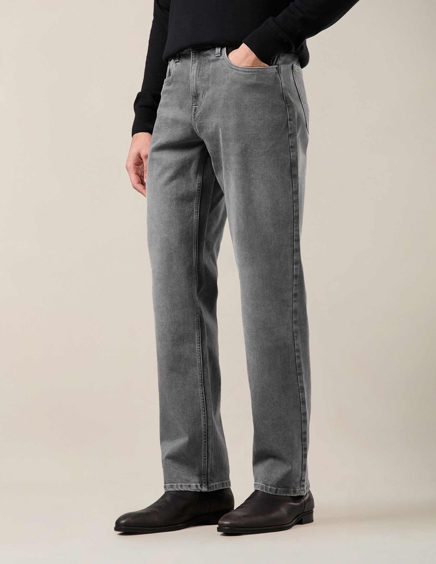 Shawn Relaxed Fit Grey Jeans Grey - U.S. Polo Assn. India | Large