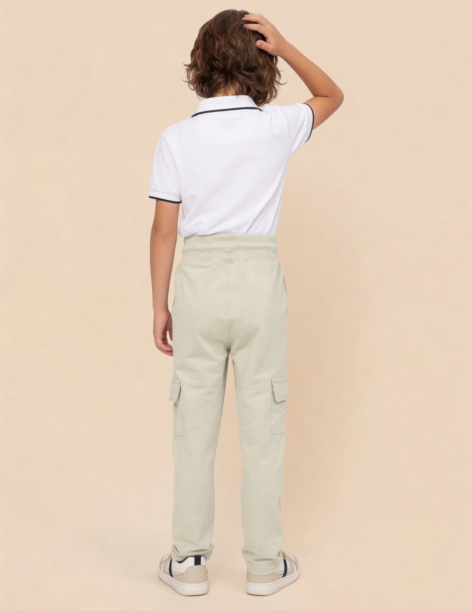 Regular Fit Mid Rise Track Pants Beige - U.S. Polo Assn. India | Large