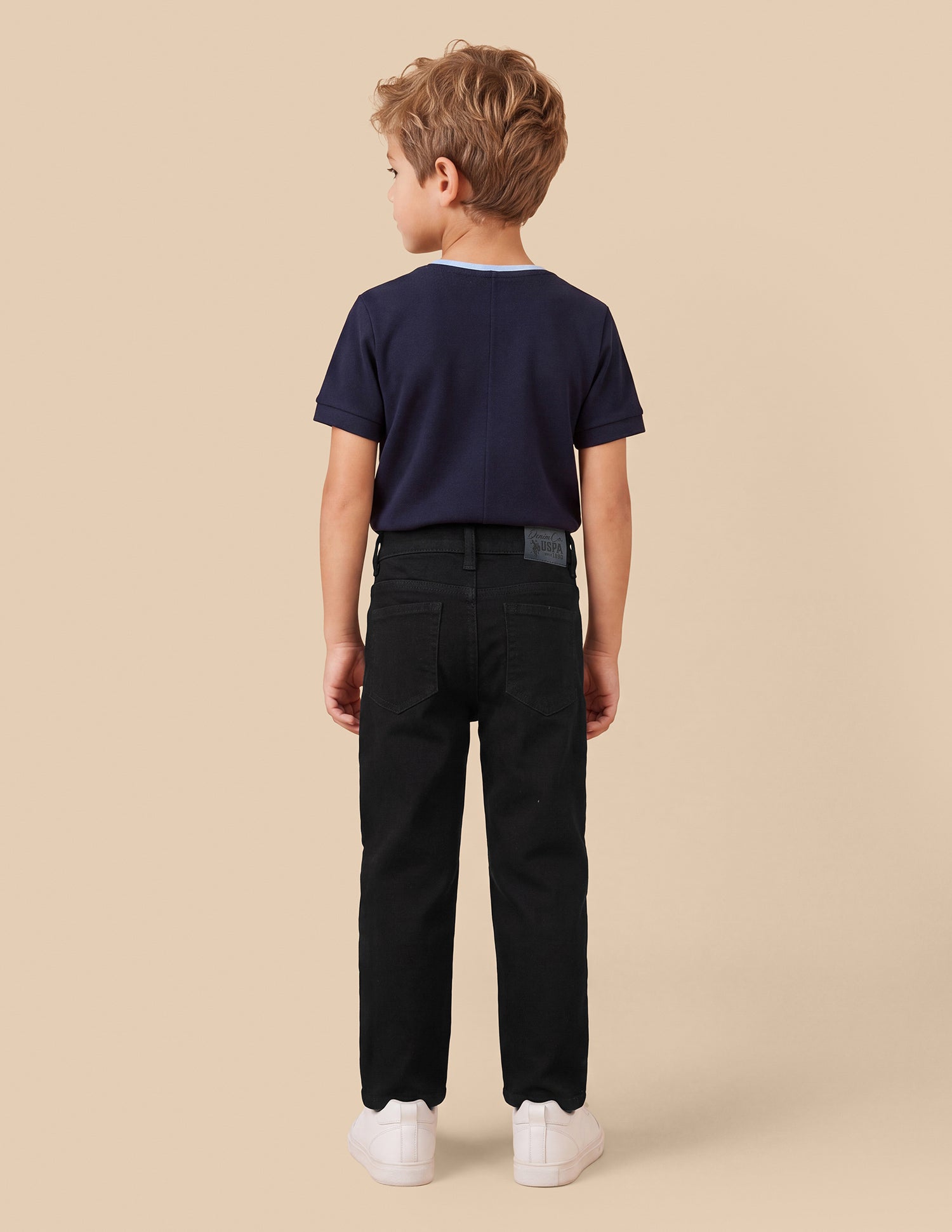 Baggy Fit Black Jeans Black - U.S. Polo Assn. India | Large