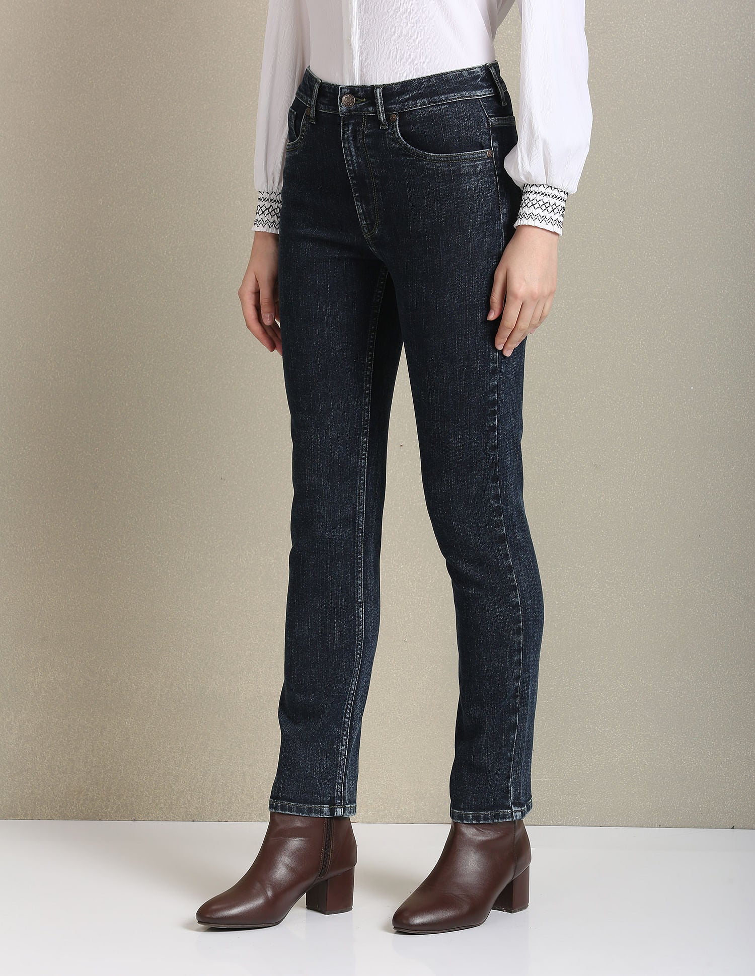 Slim Fit Blue Jeans Blue - U.S. Polo Assn. India | Large