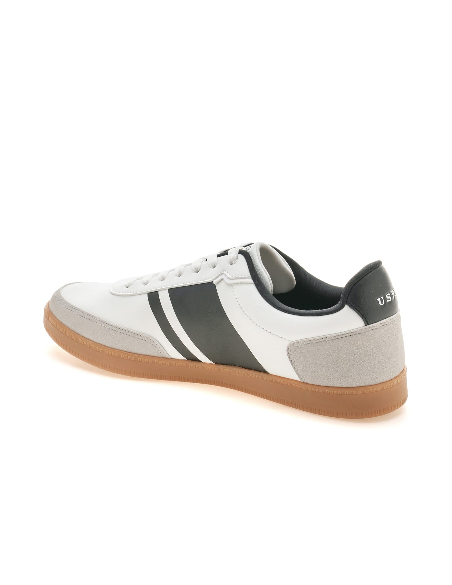 Men Hilton Colourblocked Sneakers White - U.S. Polo Assn. India | Large