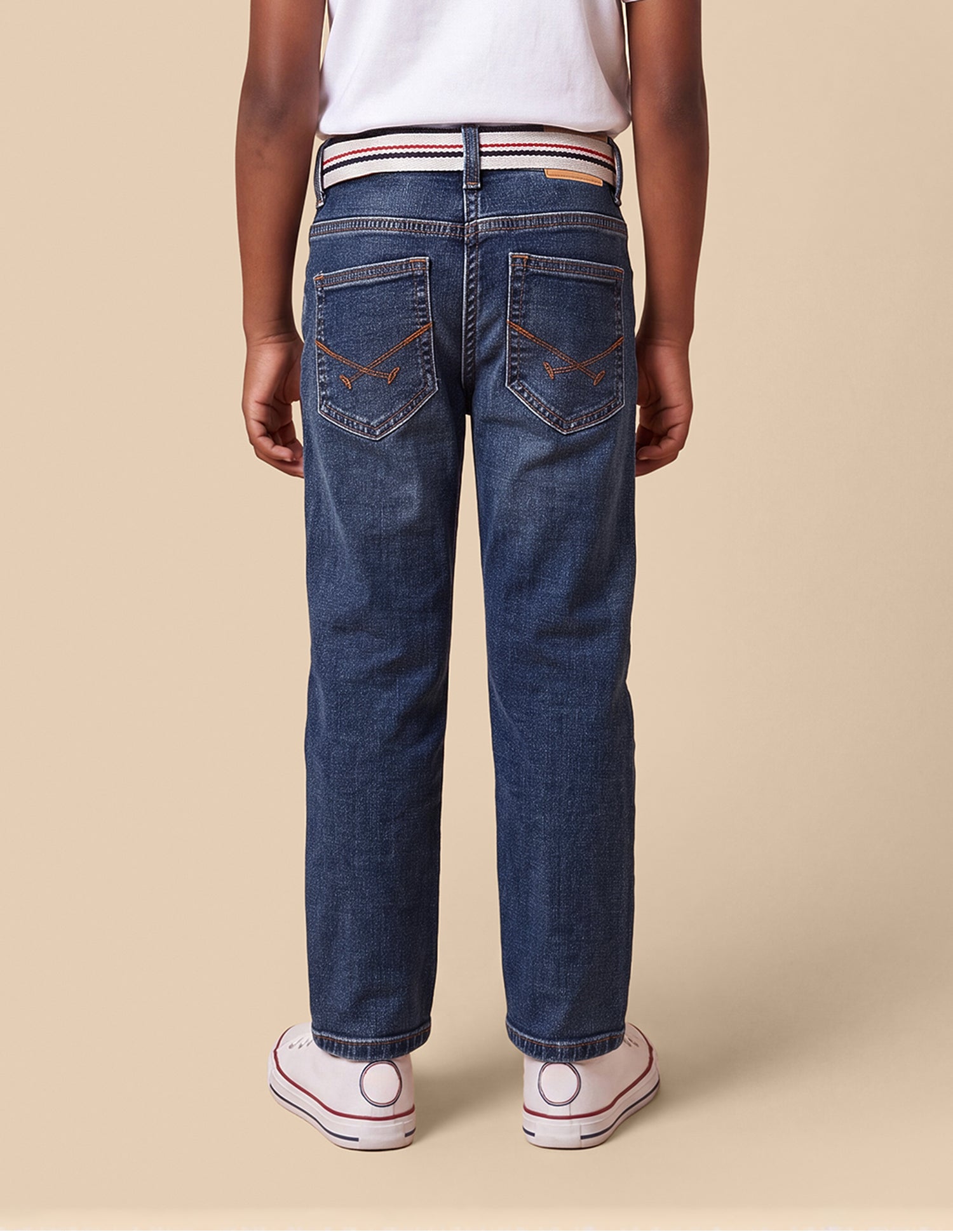 Relaxed Fit Blue Jeans Dark Blue - U.S. Polo Assn. India | Large