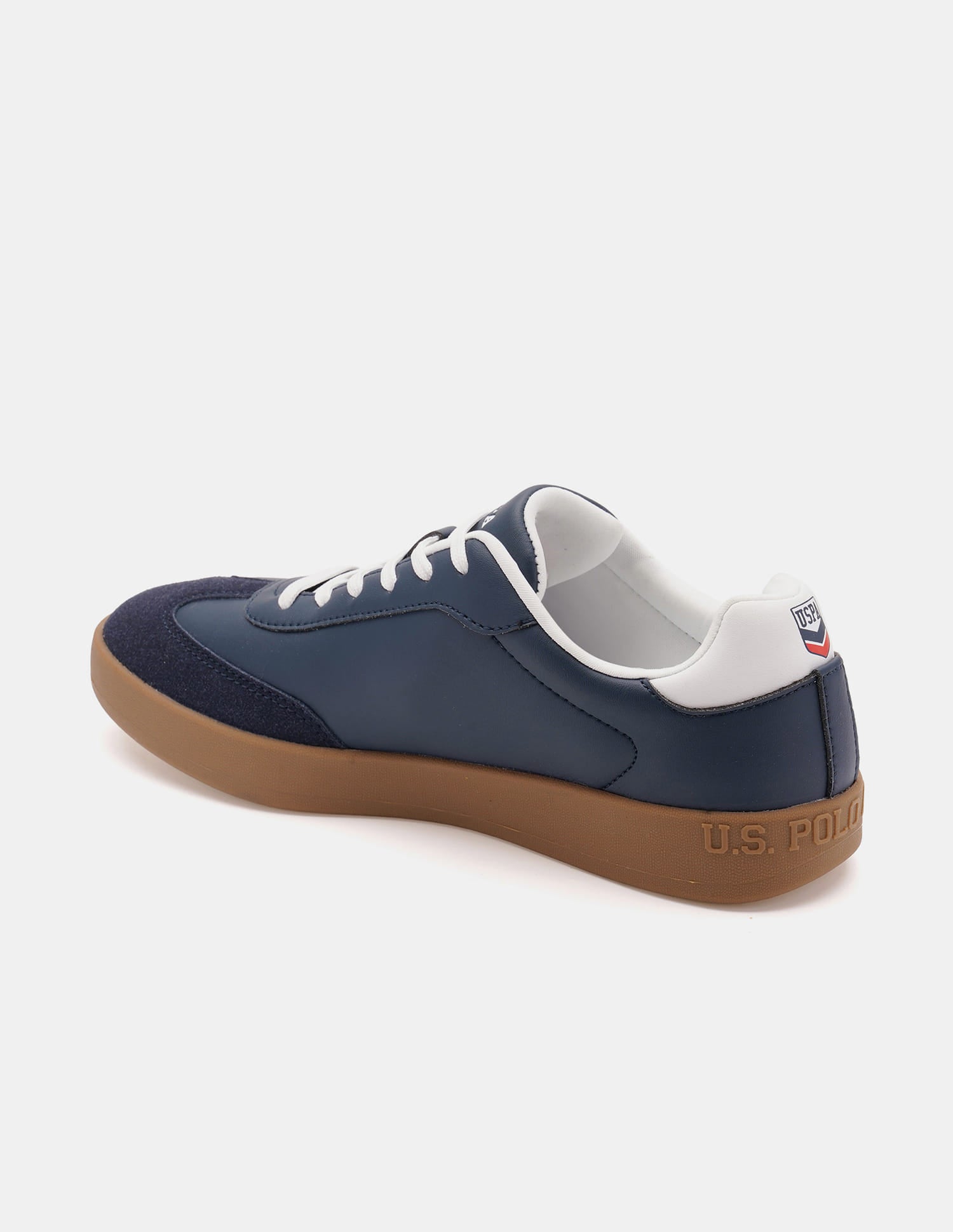 Round Toe Colourblocked Coba Sneakers Navy - U.S. Polo Assn. India | Large