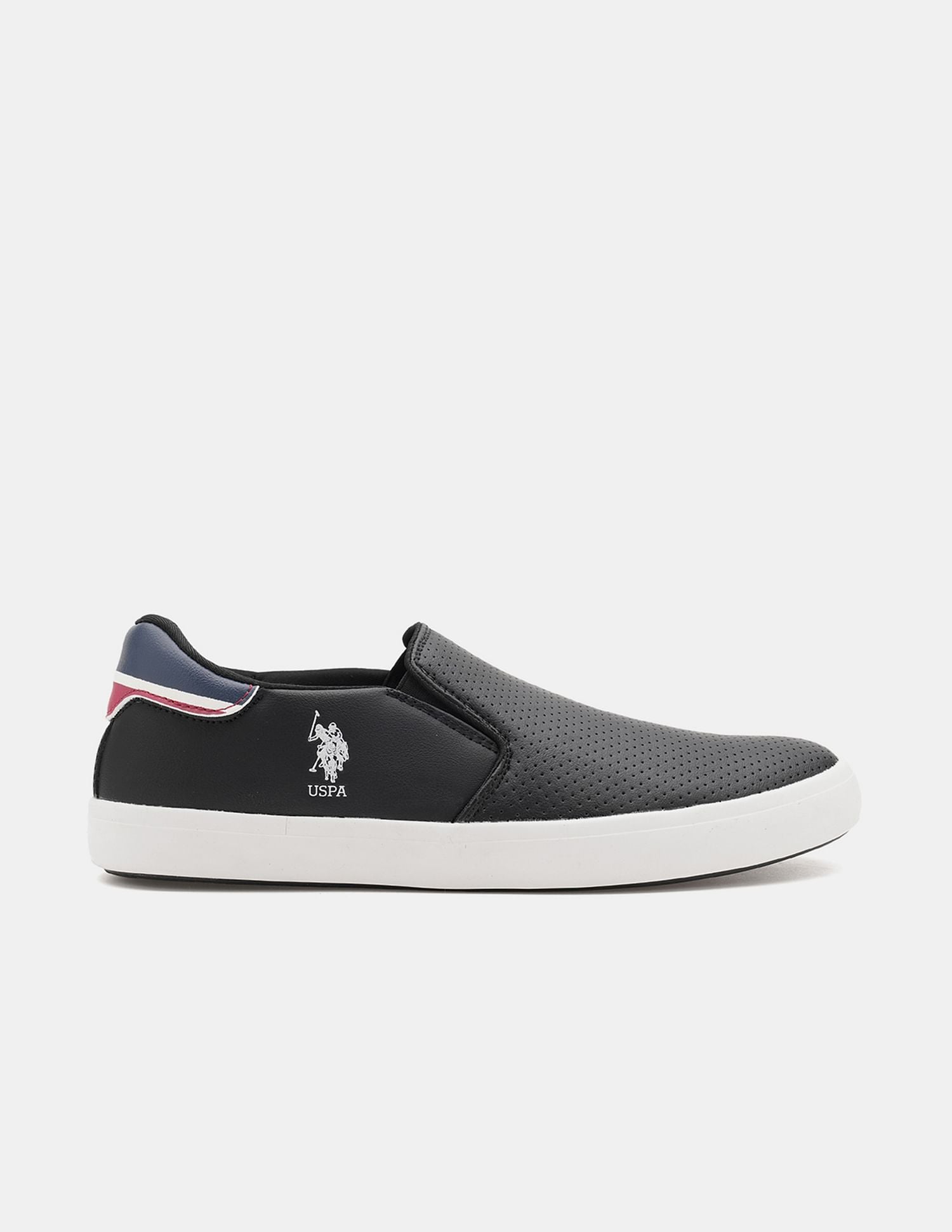 Men Campbell 3.0 Slip On Sneakers Black - U.S. POLO ASSN. | Large