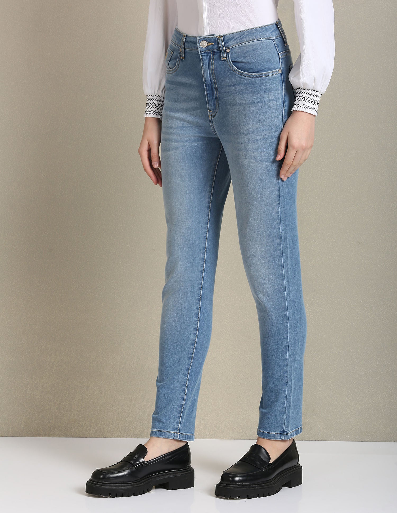 Slim Fit Blue Jeans Blue - U.S. POLO ASSN. | Large