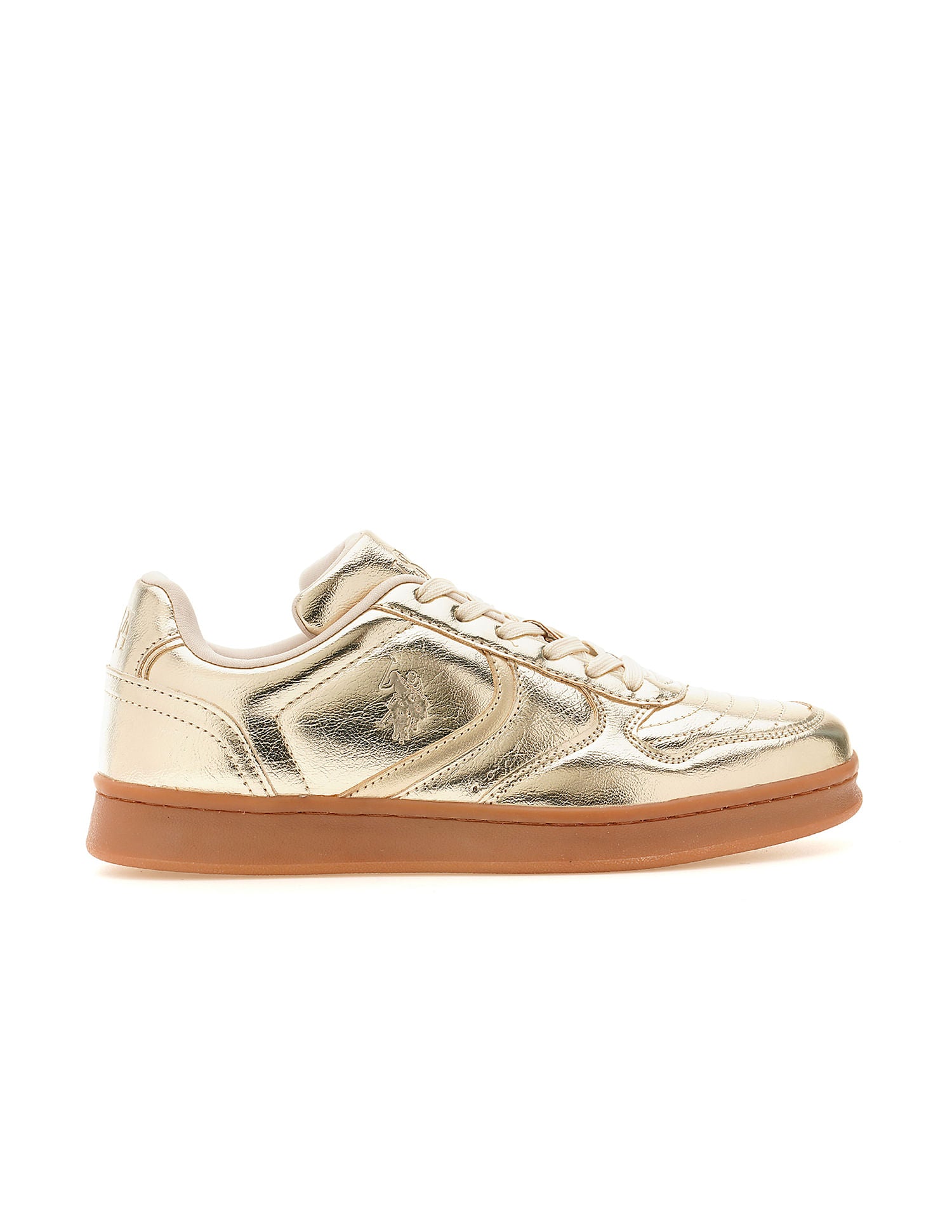 Colour Block Livia Sneakers Gold - U.S. POLO ASSN. | Large