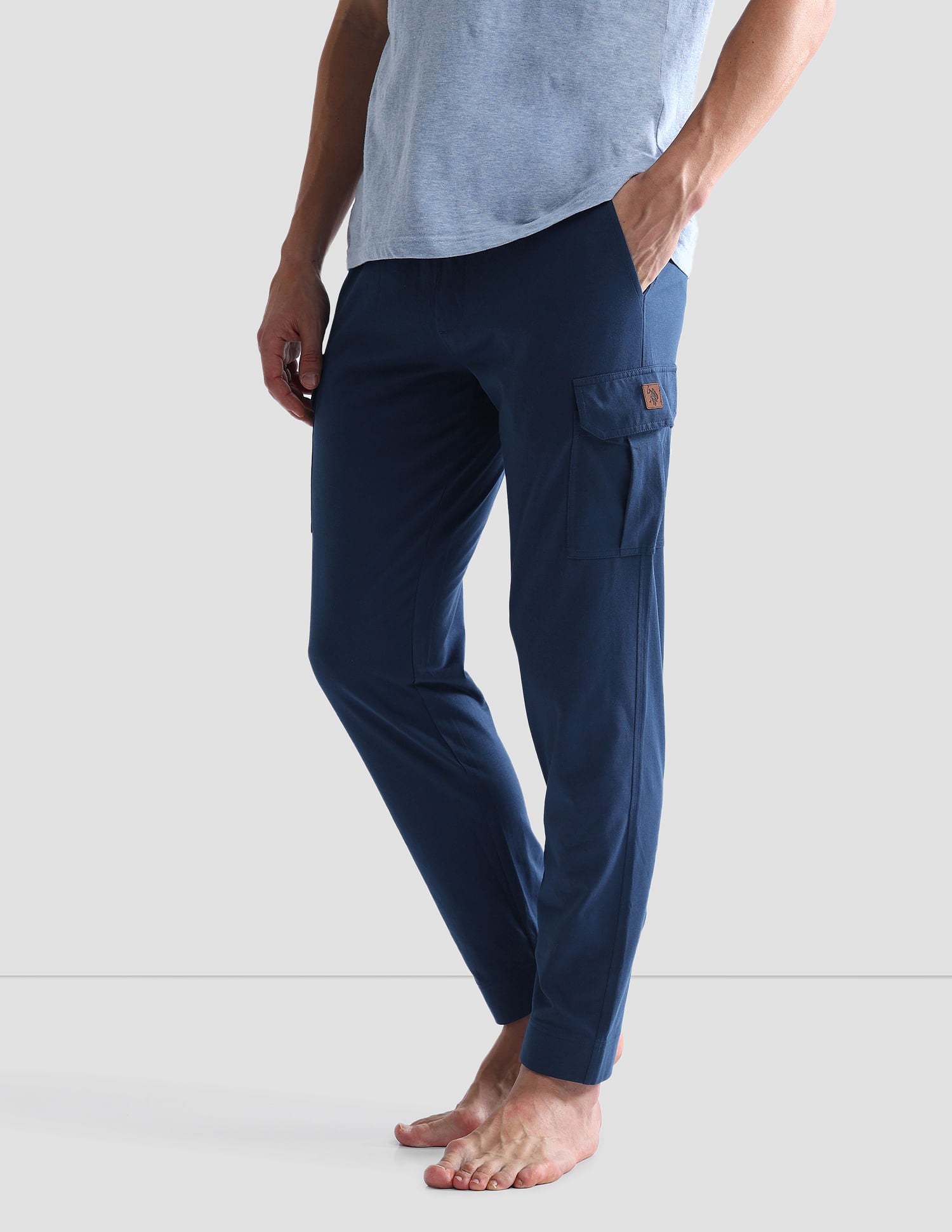 Cargo Utility OJ002 Lounge Joggers - Pack Of 1 Blue - U.S. POLO ASSN. | Large