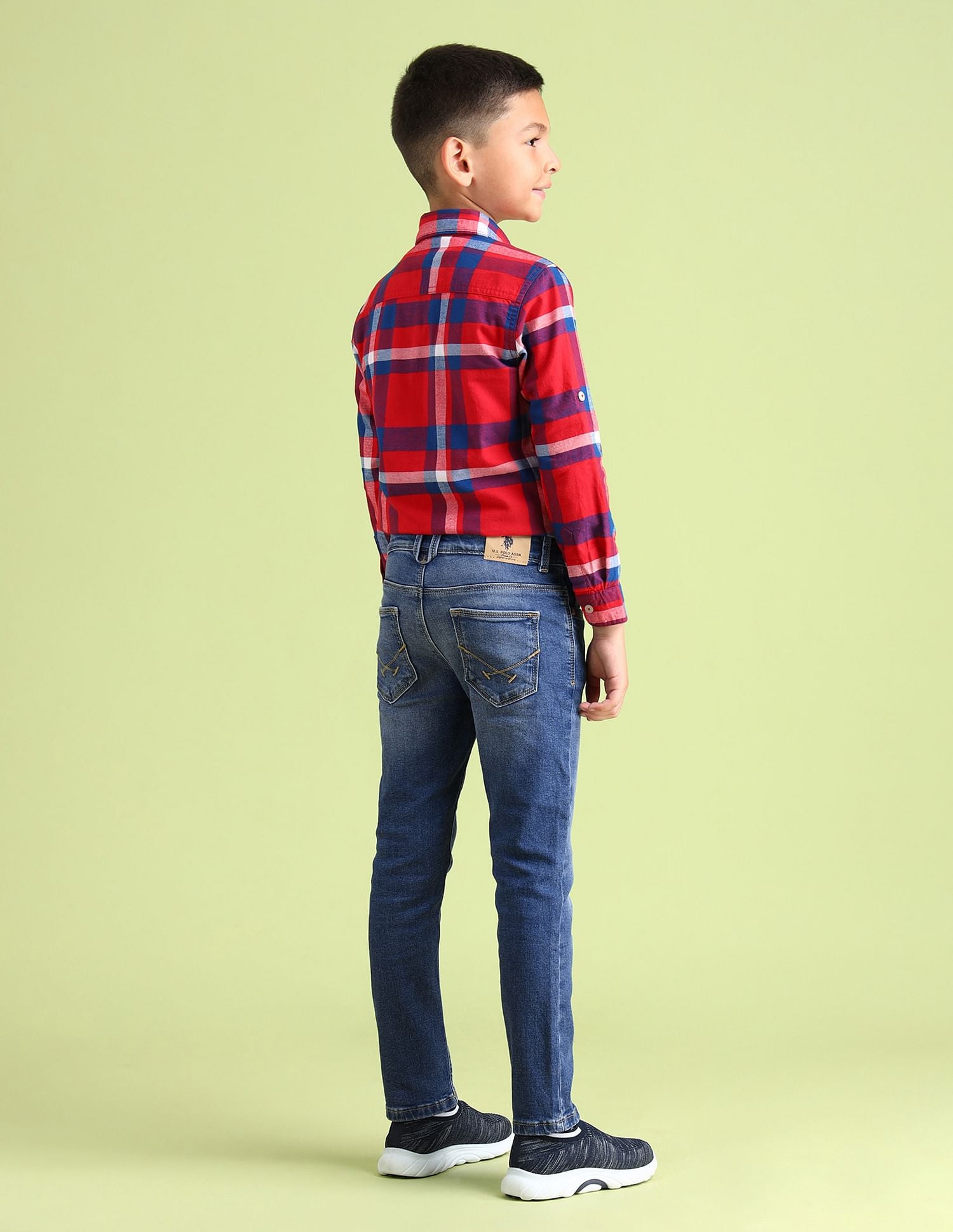 Slim Fit Stone Washed Jeans Me. Blue - U.S. POLO ASSN. | Large