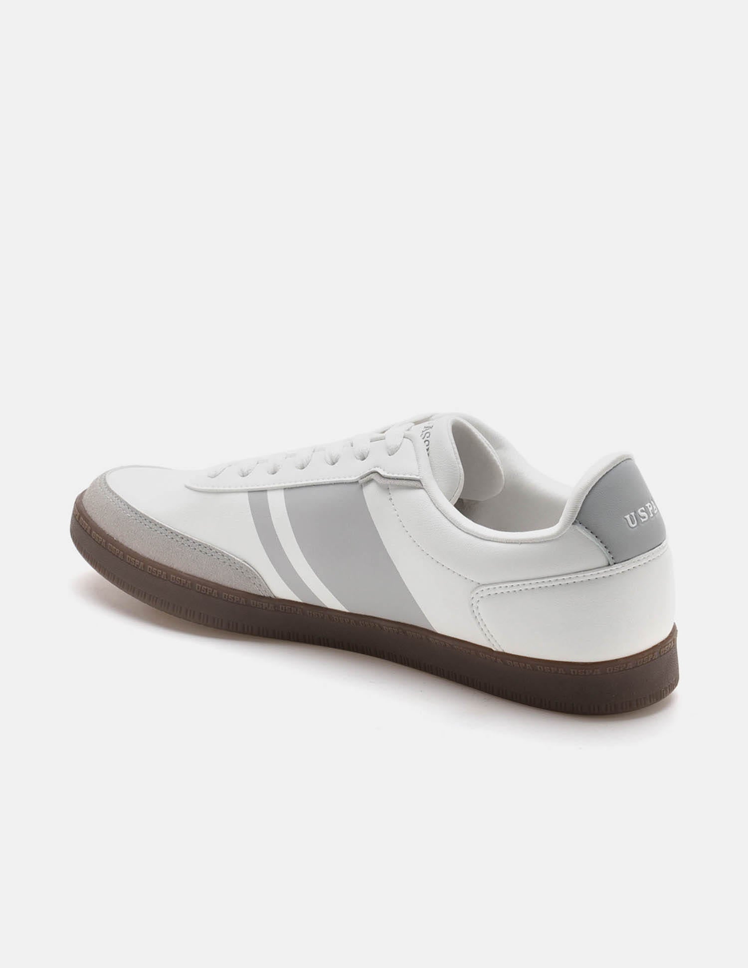 Men Hilton Colour Blocked Sneakers White - U.S. Polo Assn. India | Large