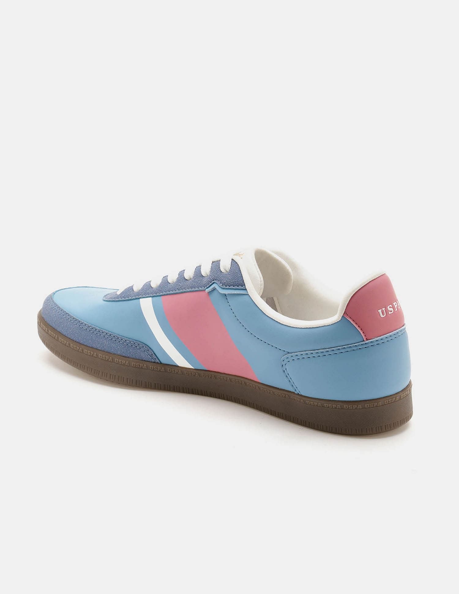 Men Hilton Colour Blocked Sneakers Blue - U.S. Polo Assn. India | Large