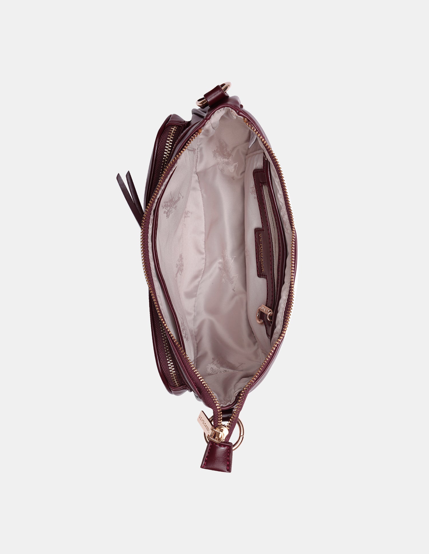 Women Aria Crossbody Bag Burgundy - U.S. POLO ASSN. | Large