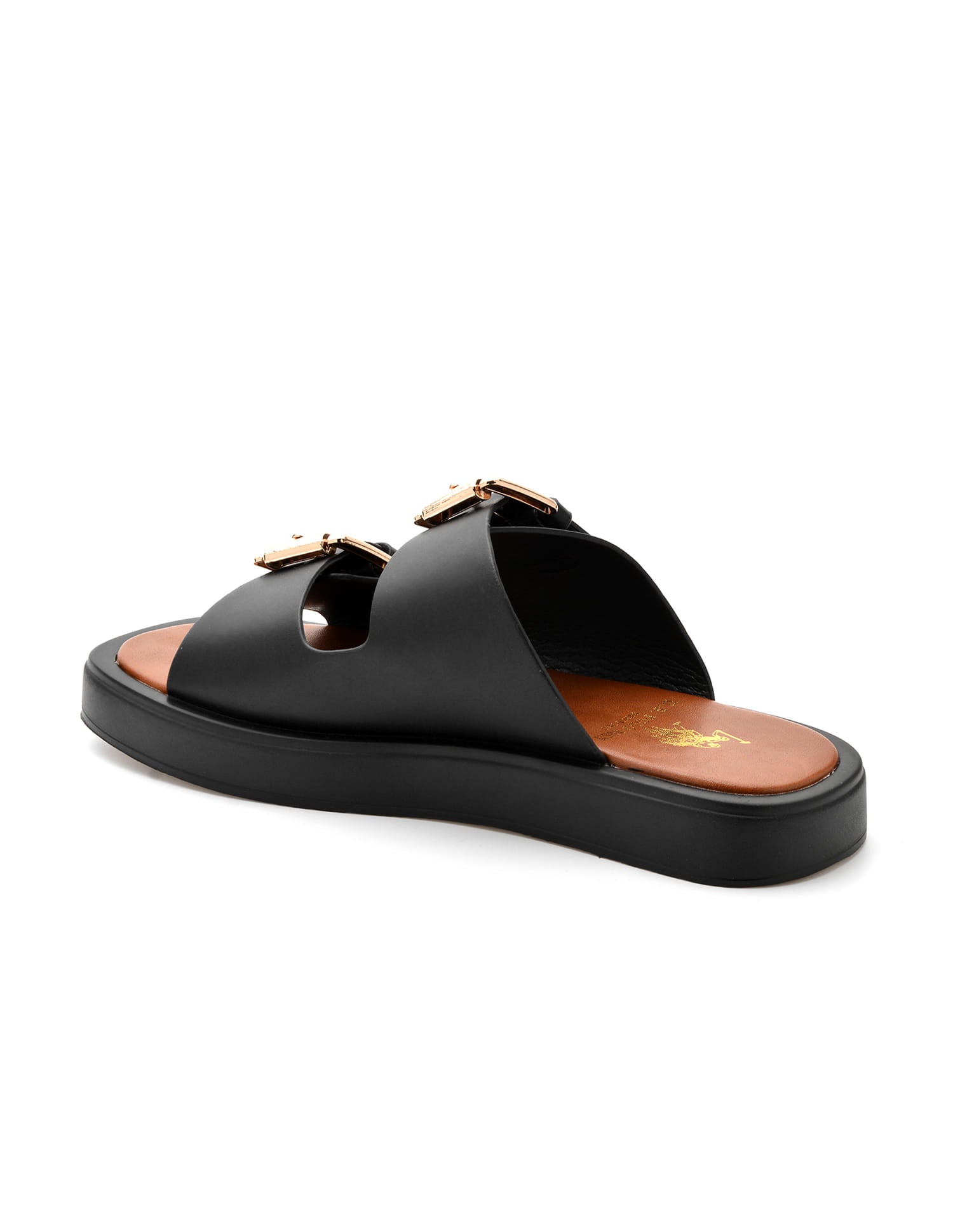 Textured Alandra Slipper Black - U.S. Polo Assn. India | Large
