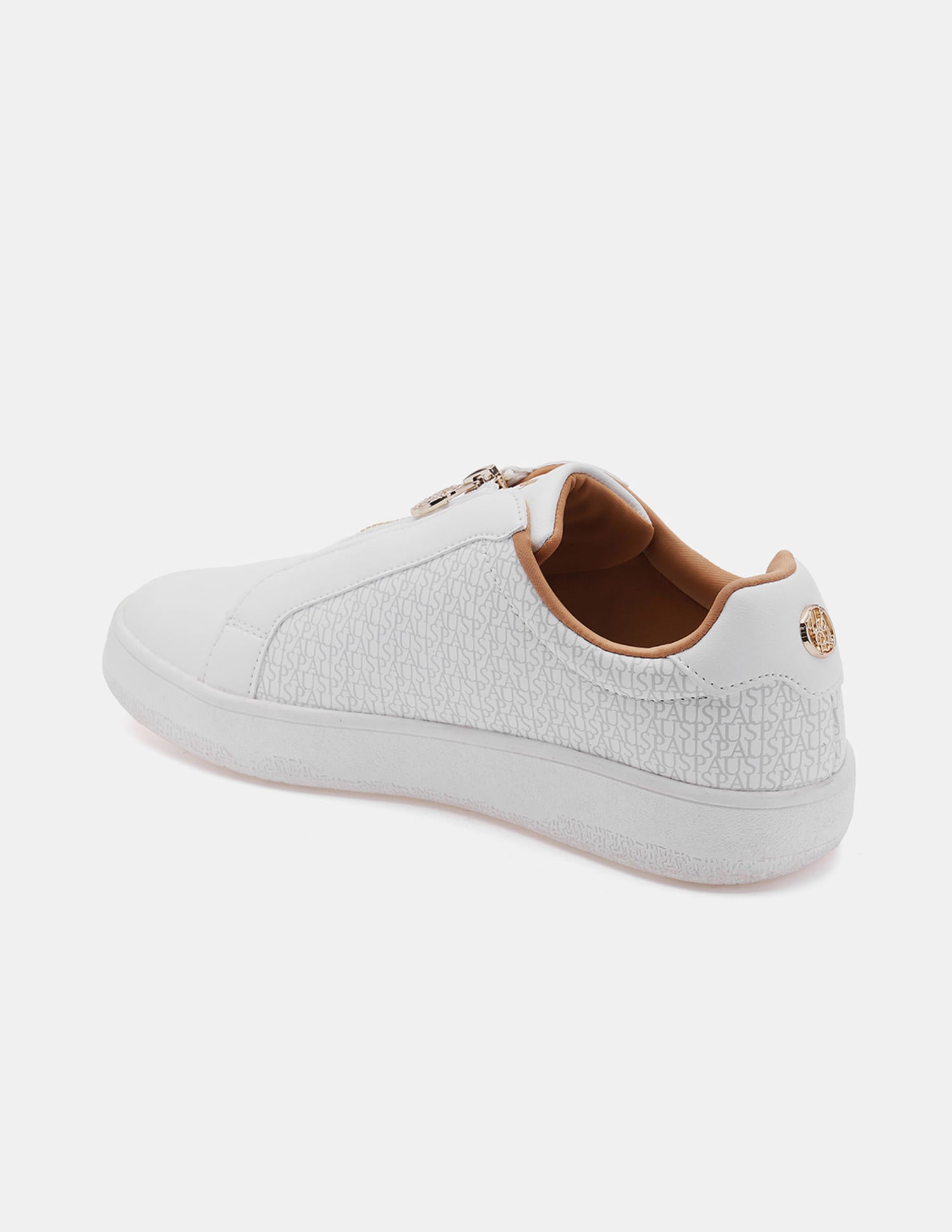 Women Marisa Brand Printed Sneakers White - U.S. Polo Assn. India | Large