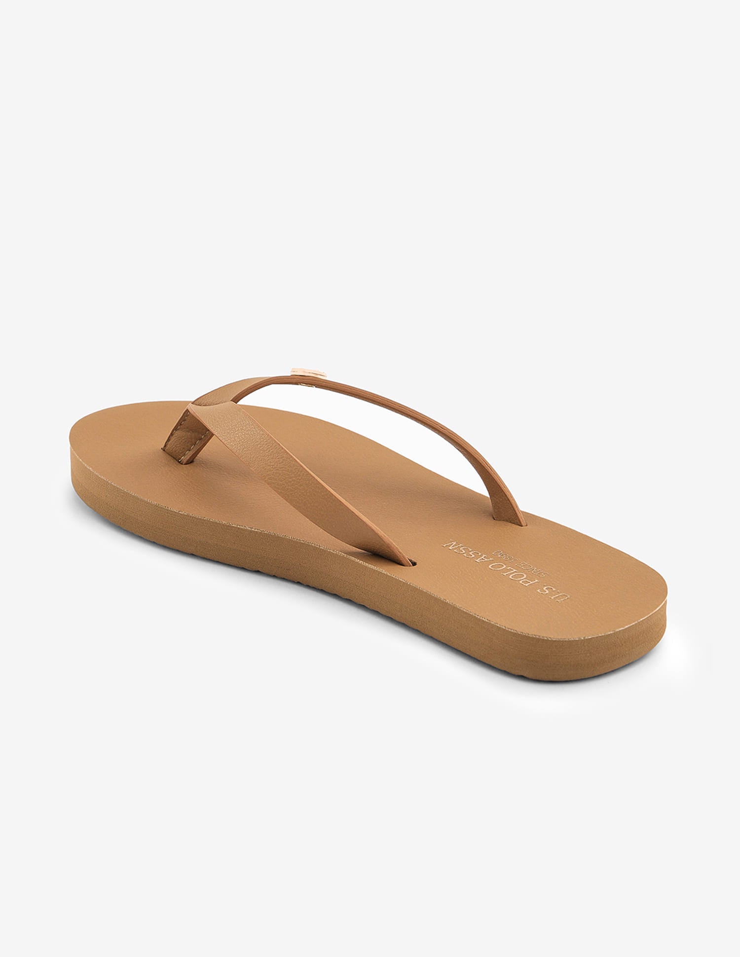 Narrow V-Strap Rei Flip Flops Nude - U.S. Polo Assn. India | Large