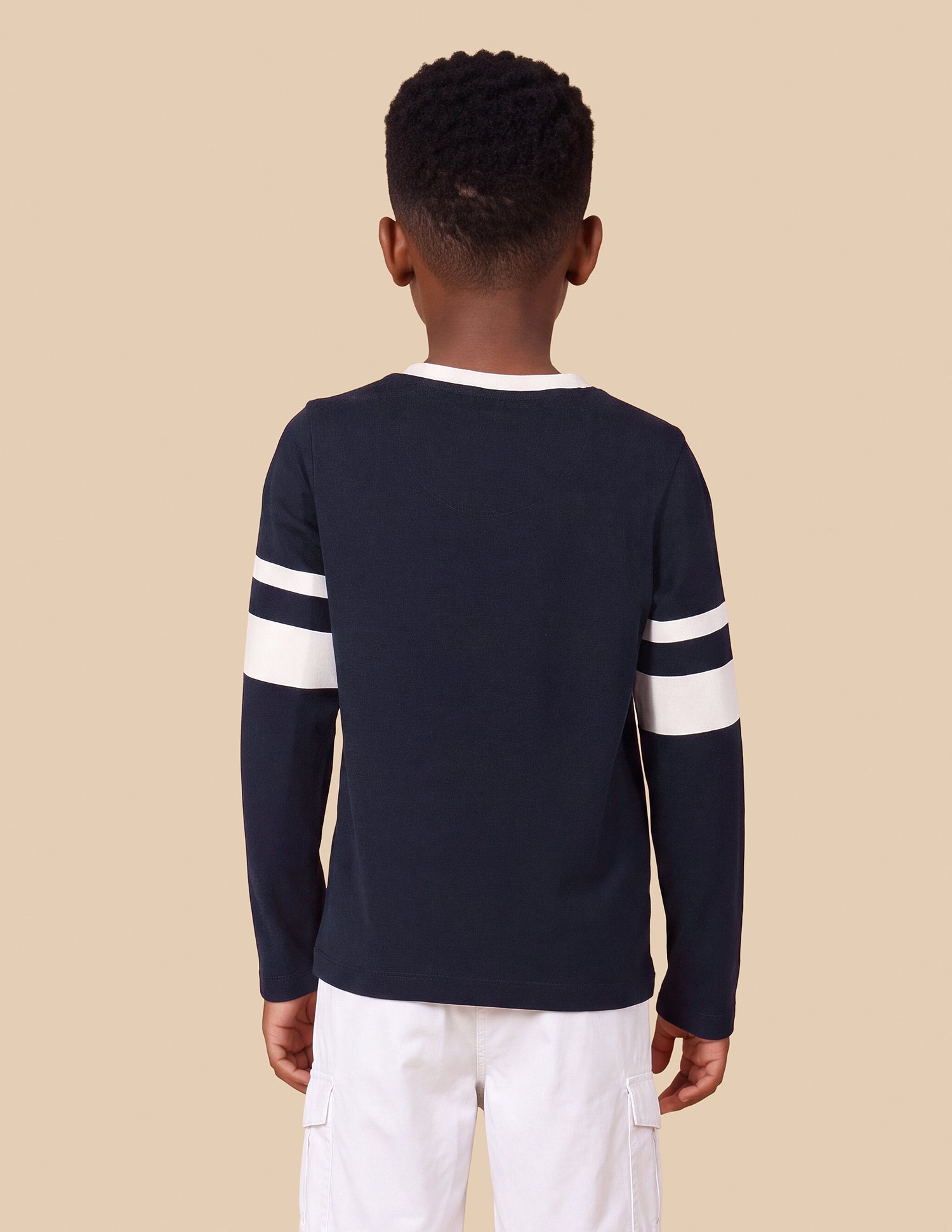 Brand Printed Regular Fit T-Shirt Navy - U.S. Polo Assn. India | Large