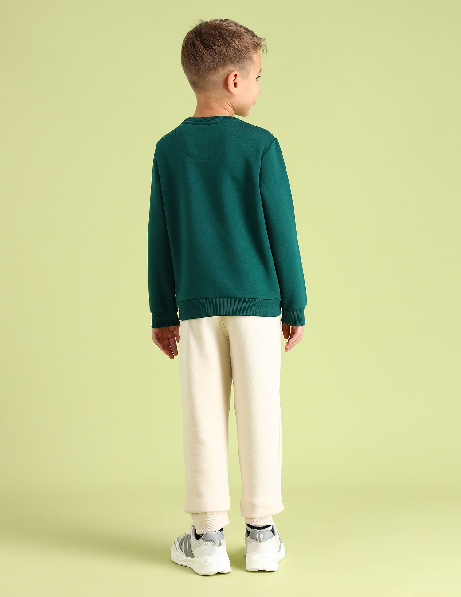 Boys Appliqued Sweatshirt Whitecap Grey - U.S. POLO ASSN. | Large