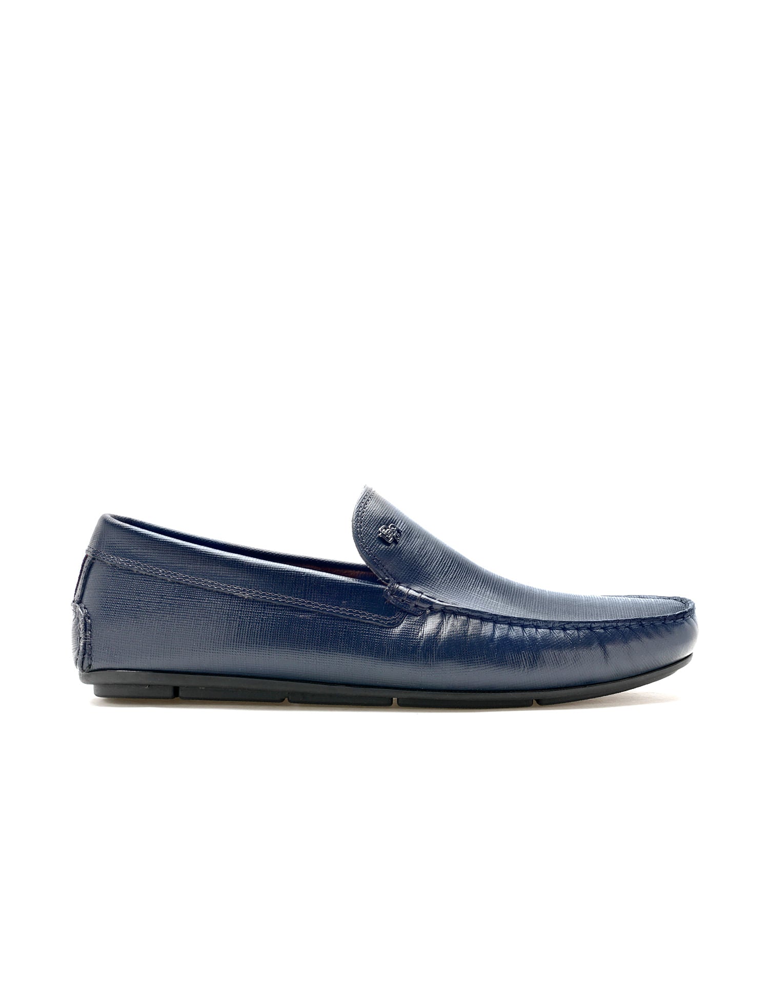 Metallic Logo Solid Crent 3.0 Loafers Navy - U.S. POLO ASSN. | Large
