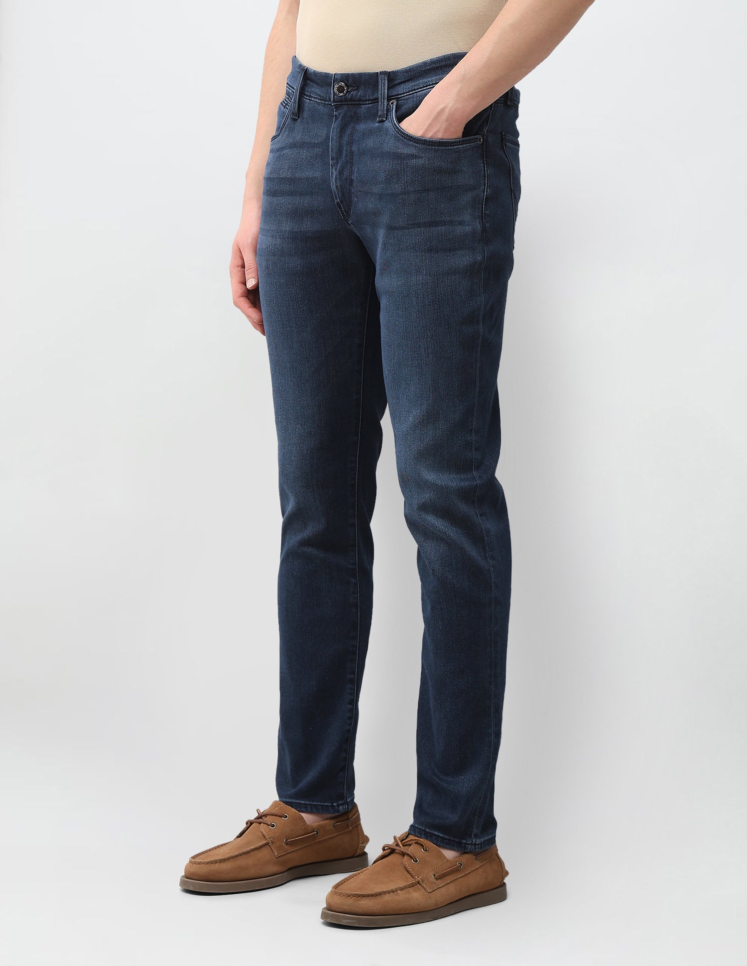 Brandon Slim Tapered Fit Blue Jeans Blue - U.S. Polo Assn. India | Large