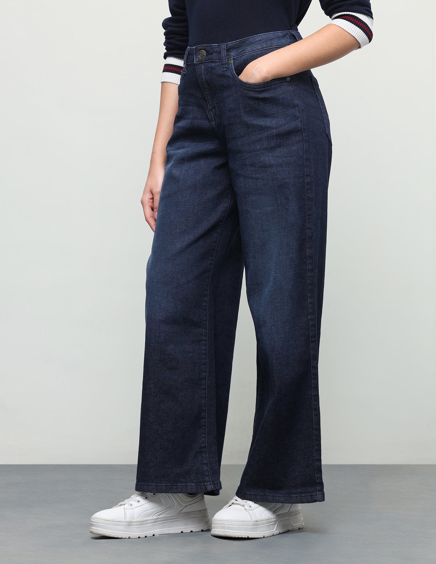 Baggy Fit Blue Jeans Blue - U.S. Polo Assn. India | Large