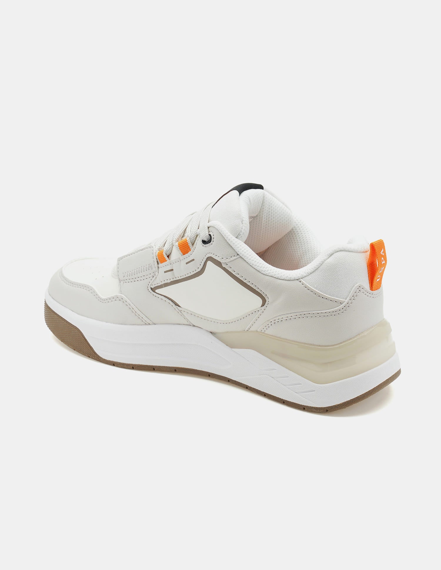 Men Colourblocked Vander Sneakers Beige - U.S. Polo Assn. India | Large