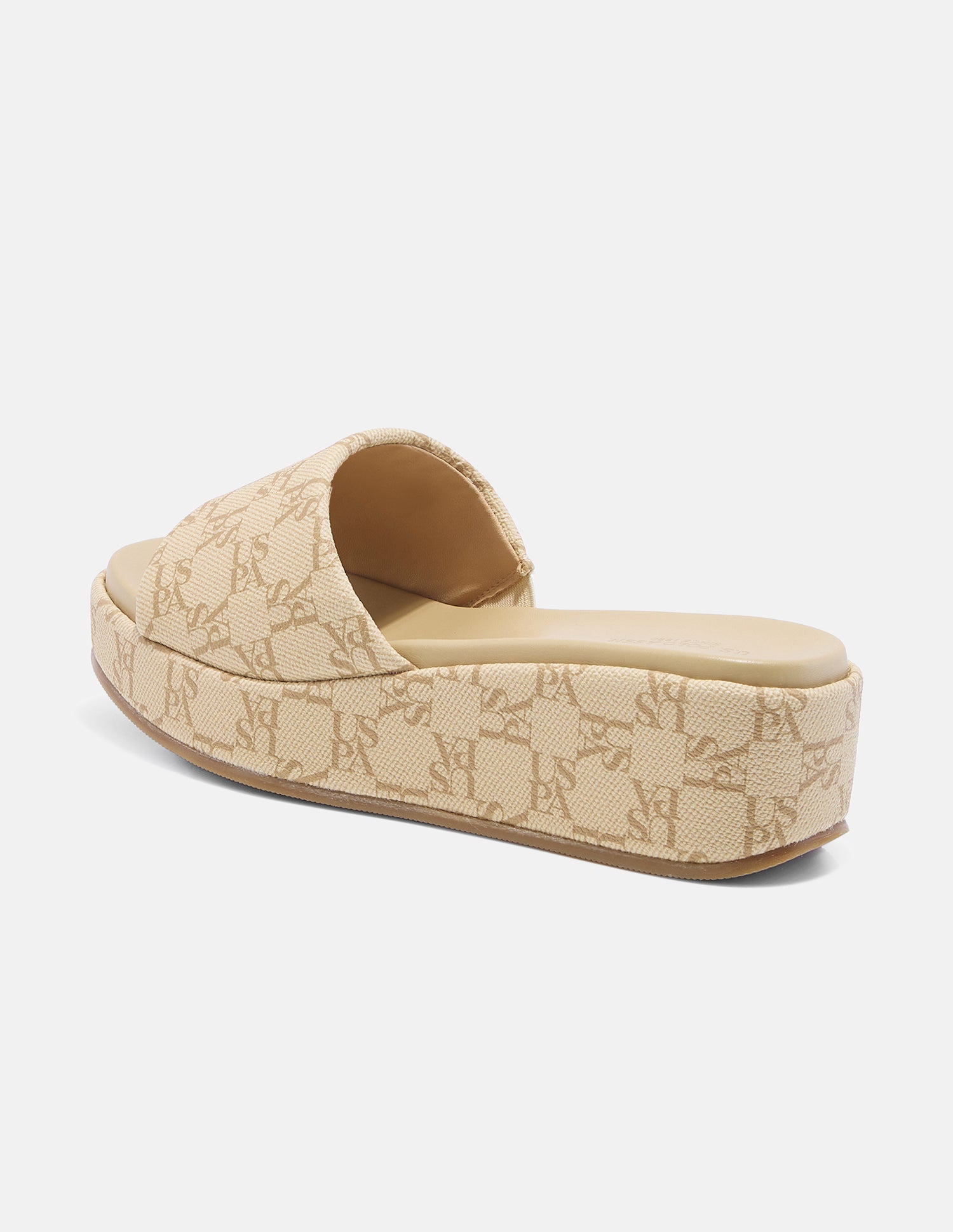 Broad Strap Tiana Platform Heels Beige - U.S. Polo Assn. India | Large