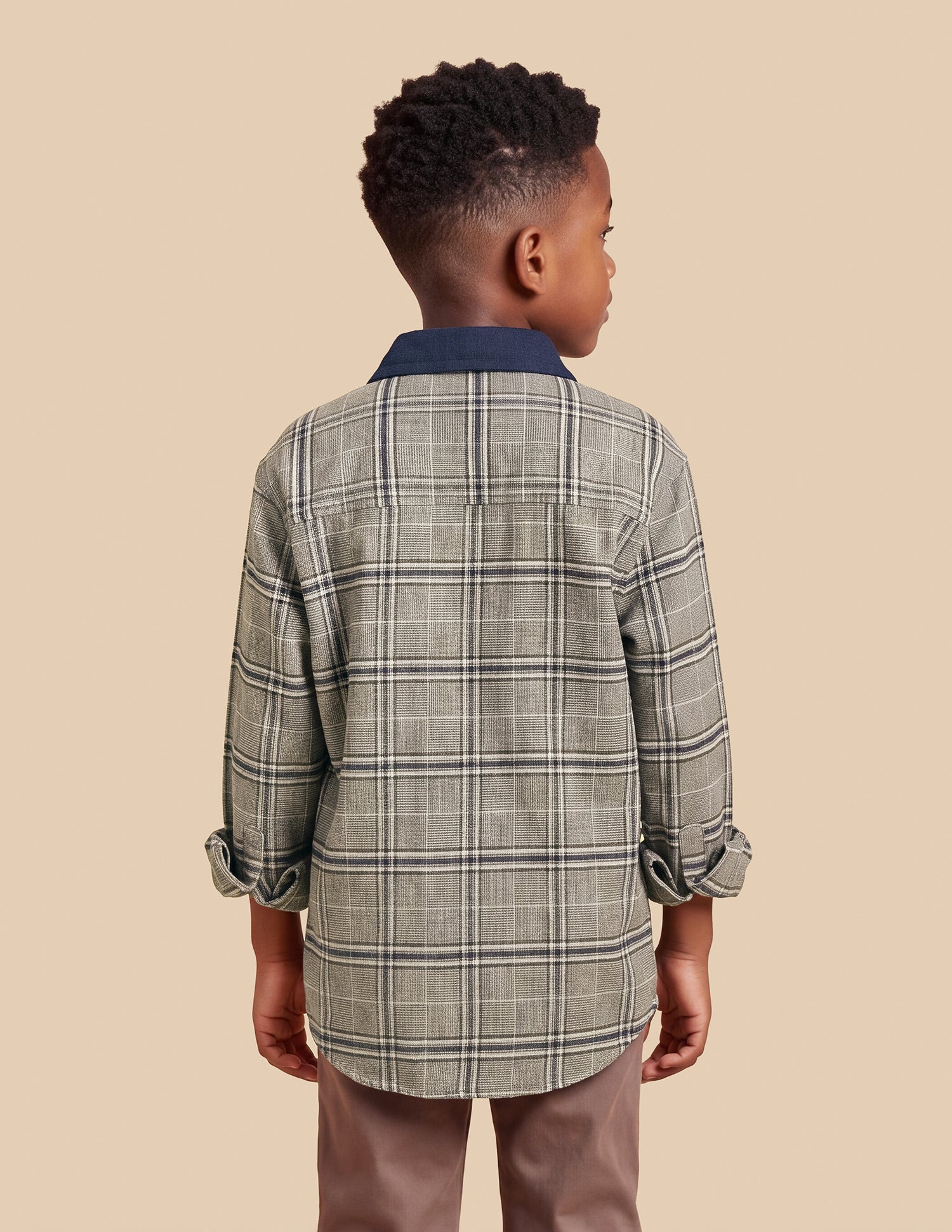 Plaid Checked Twill Shirt Brown - U.S. Polo Assn. India | Large