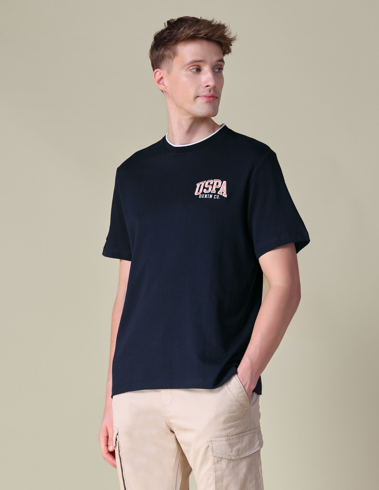Solid Relaxed Fit T-Shirt Navy - U.S. POLO ASSN. | Large
