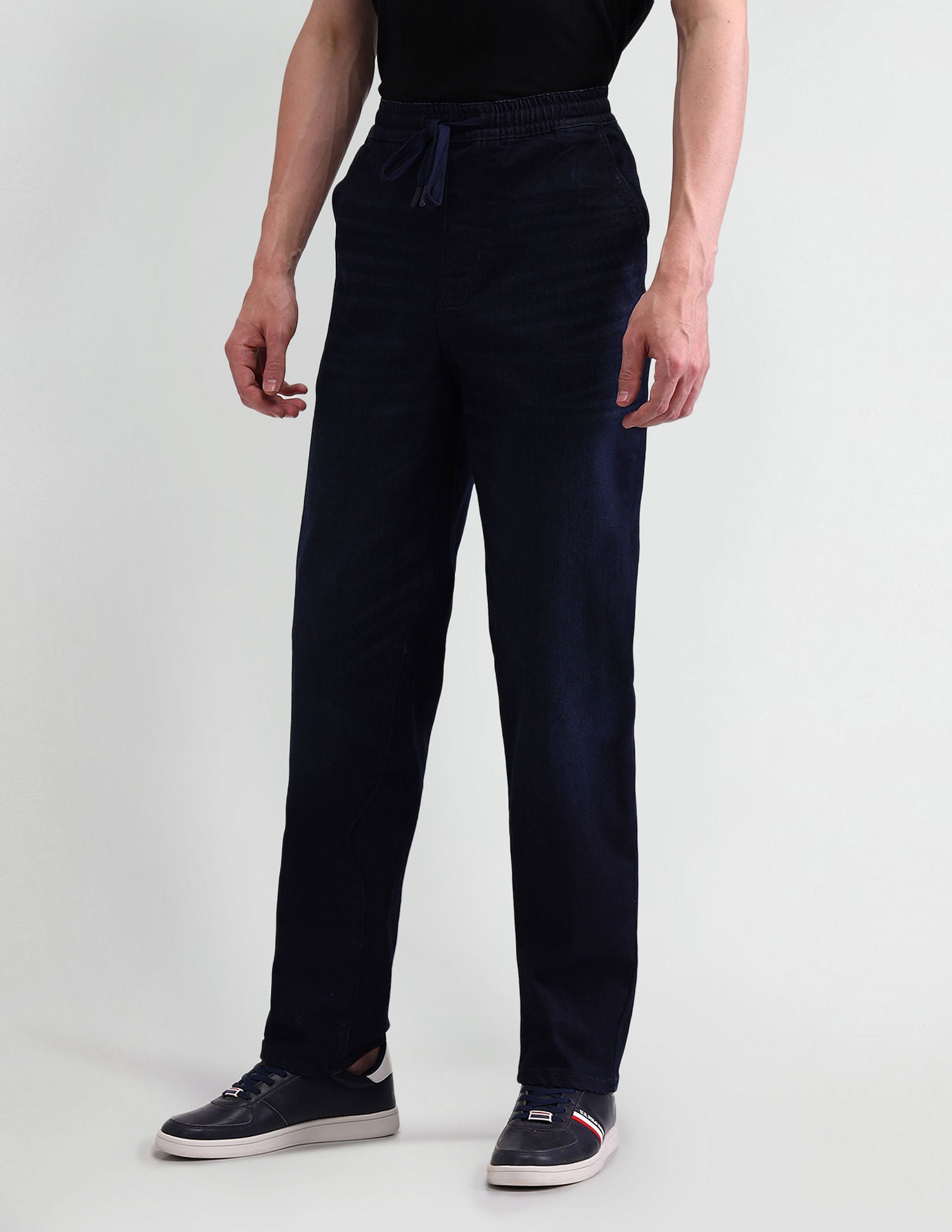 Slim Fit Blue Jogger Jeans Blue - U.S. Polo Assn. India | Large