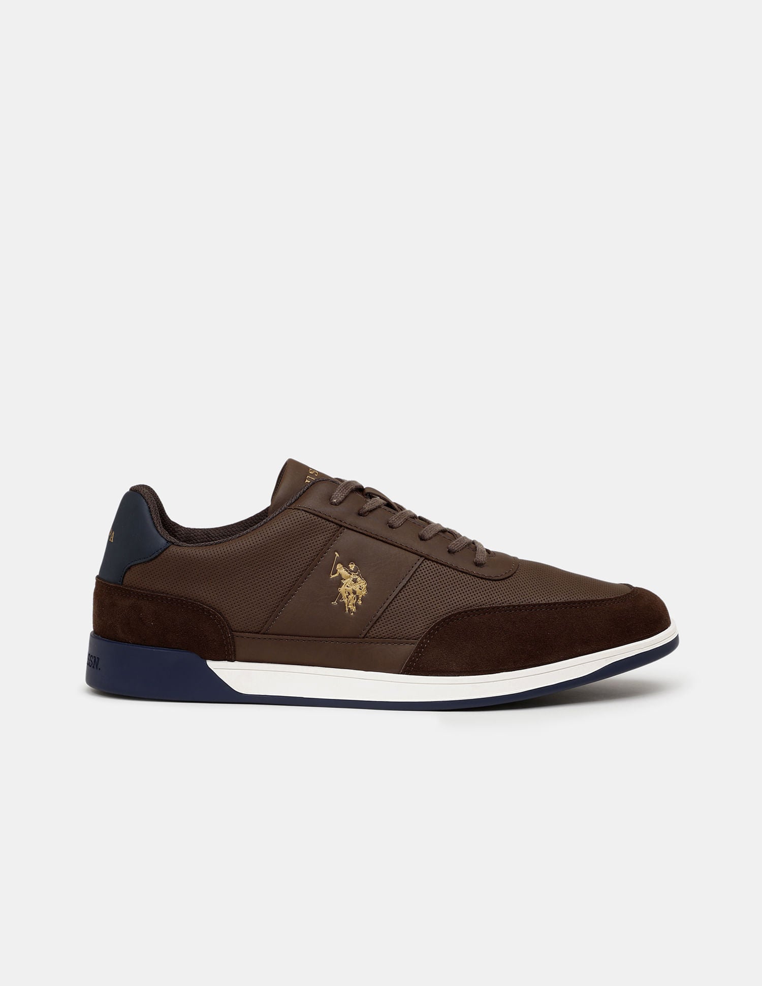 Men Moreno Suede Sneakers Brown - U.S. POLO ASSN. | Large