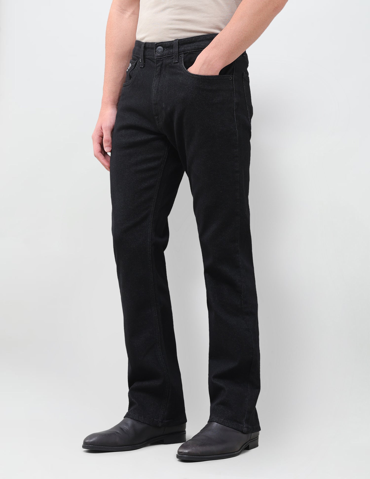 Connor Bootcut Fit Black Jeans Black - U.S. Polo Assn. India | Large