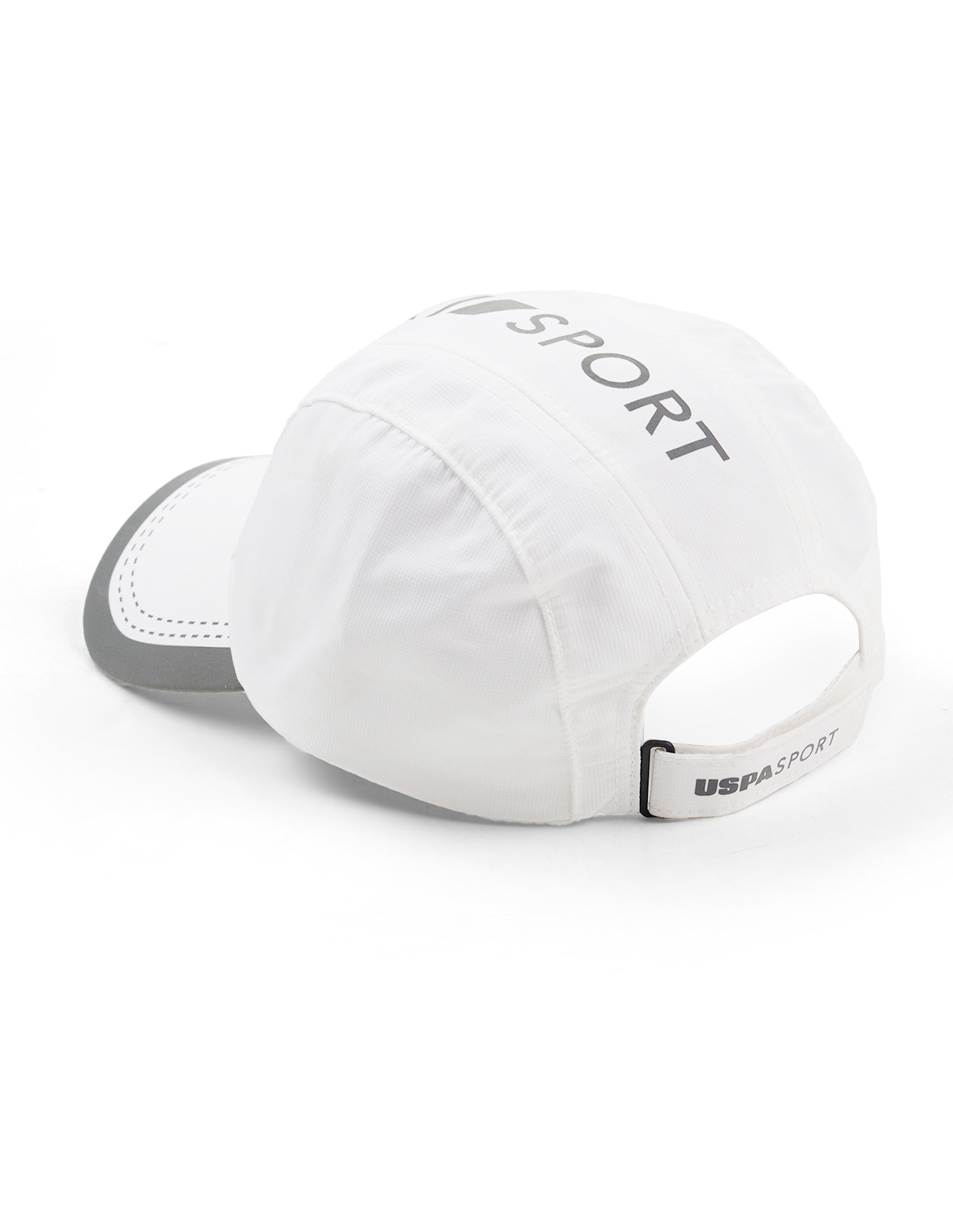 Brand Printed Sports Cap White - U.S. Polo Assn. India | Large