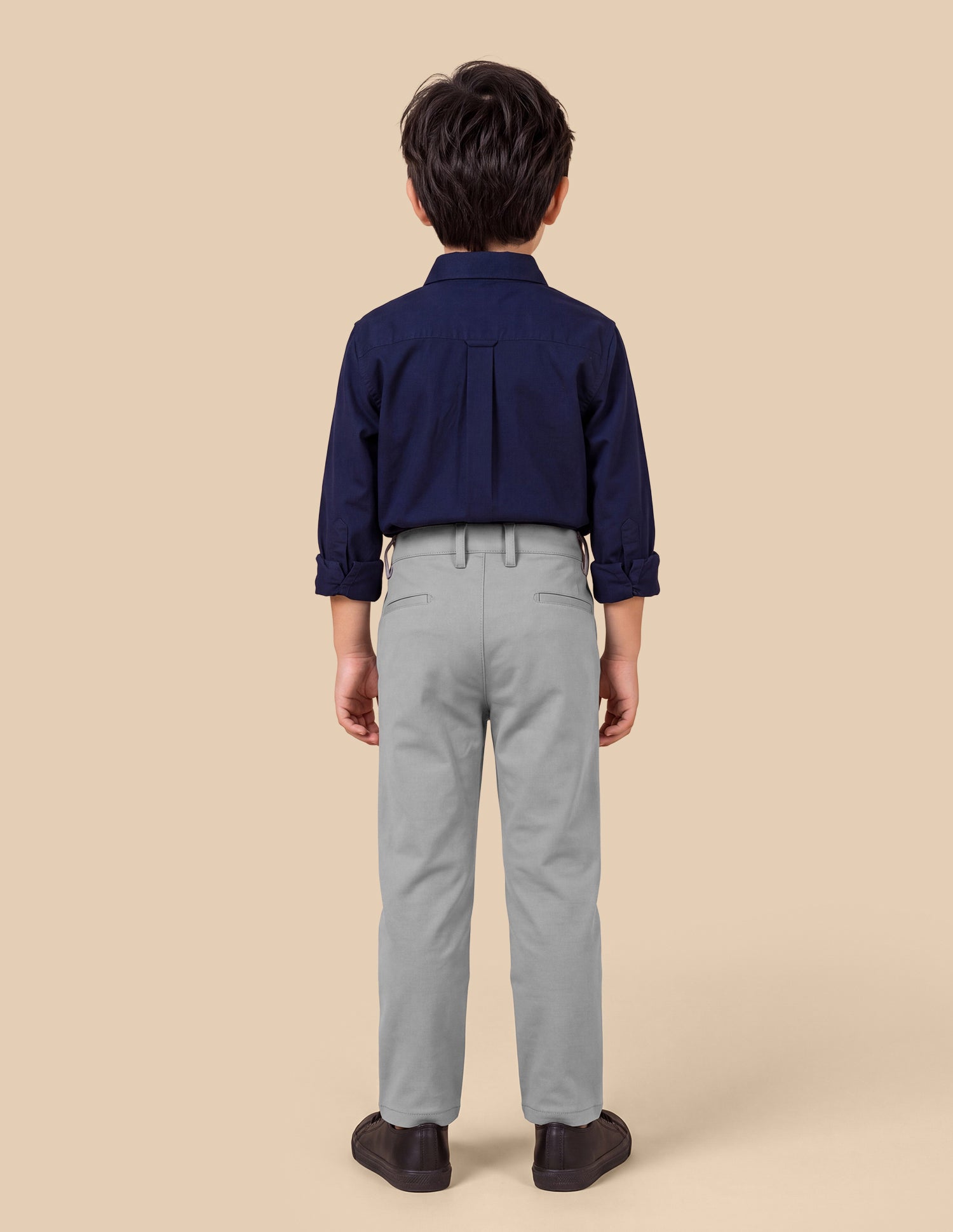 Slim Fit Knitted Trousers Grey - U.S. Polo Assn. India | Large