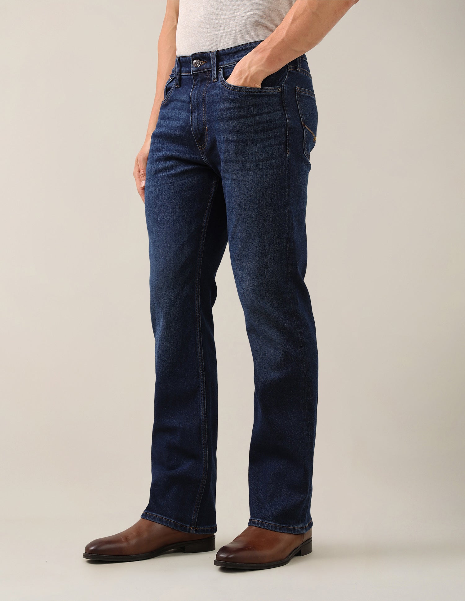 Connor Bootcut Fit Blue Jeans Dark Blue - U.S. Polo Assn. India | Large
