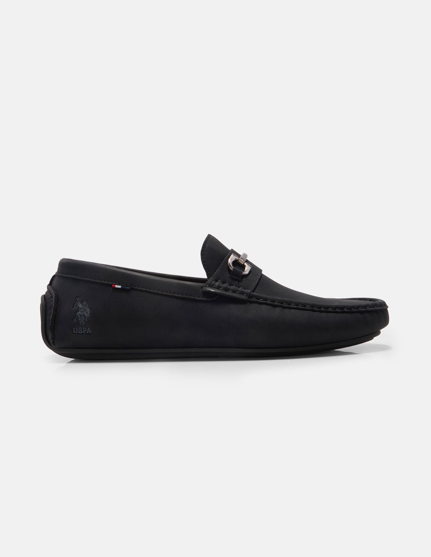 Aeris Slip-Ons Loafers Black - U.S. Polo Assn. India | Large