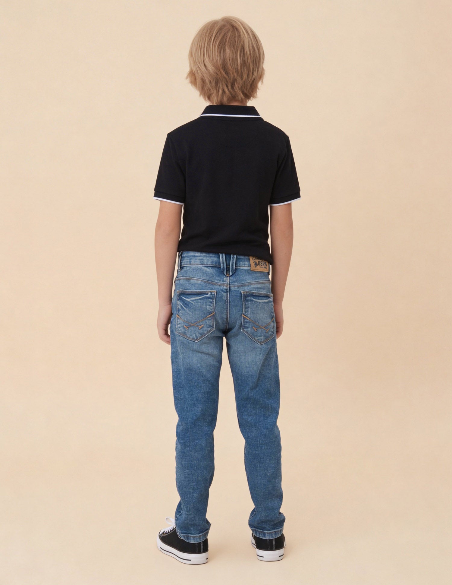 Slim Fit Blue Jeans Light Blue - U.S. Polo Assn. India | Large