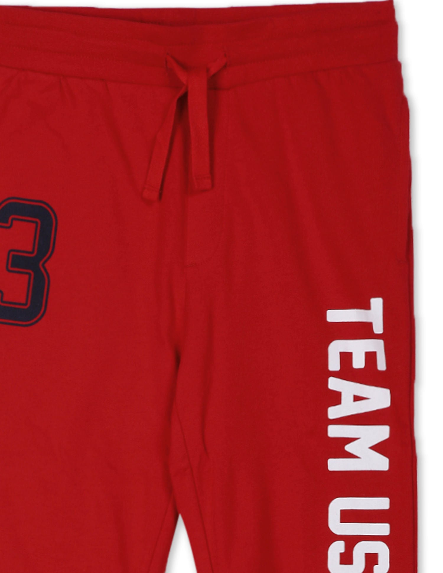 Mid Rise Printed Joggers Red - U.S. Polo Assn. India | Large