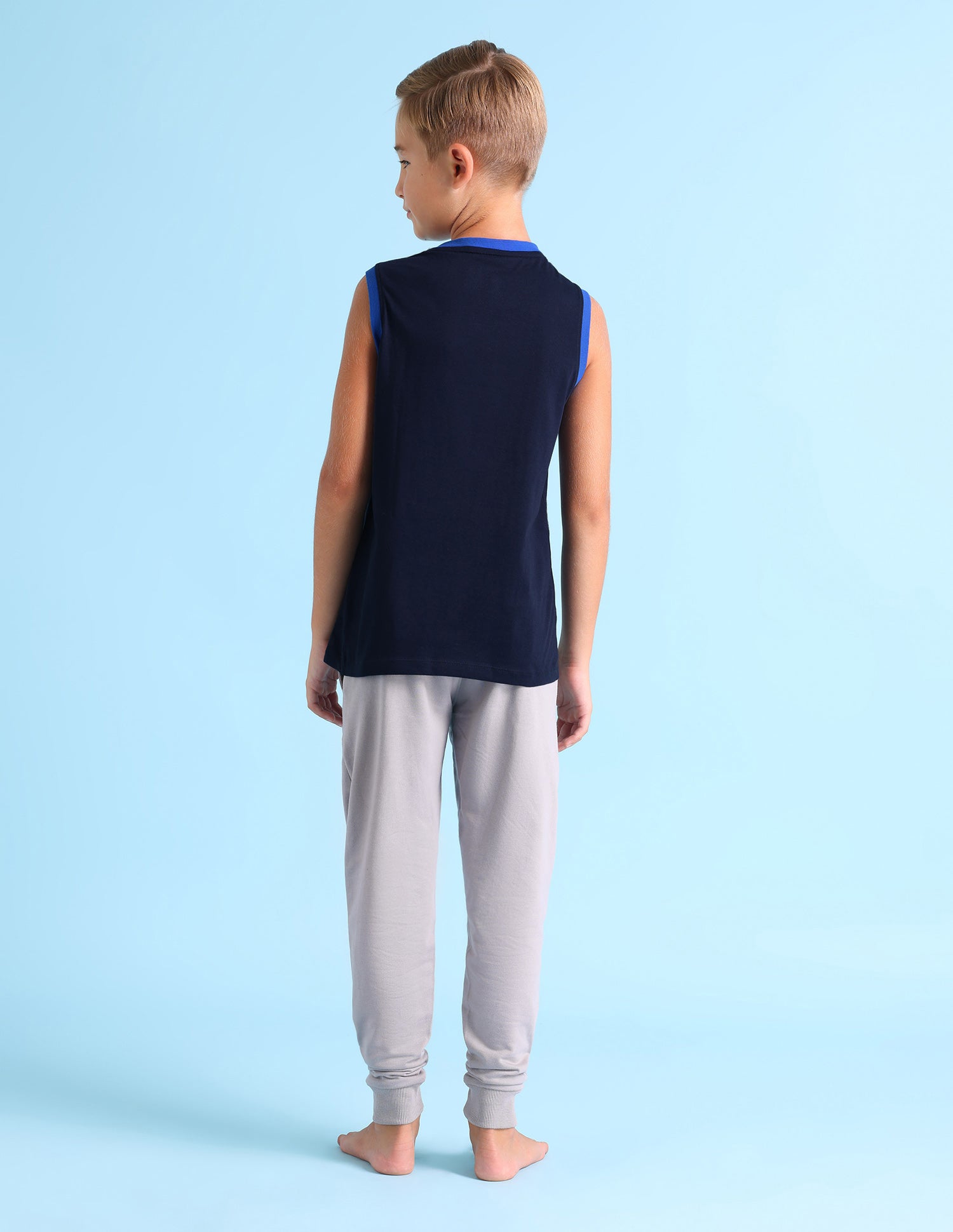 Brand Print Cotton IKEB Lounge T-Shirt - Pack Of 1 Navy - U.S. POLO ASSN. | Large