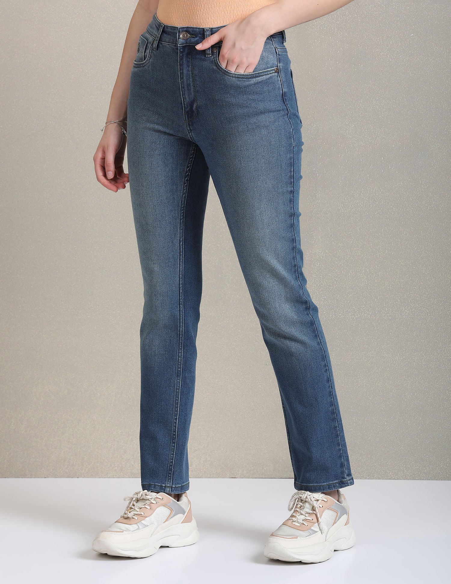 Slim Fit Blue Jeans Blue - U.S. Polo Assn. India | Large