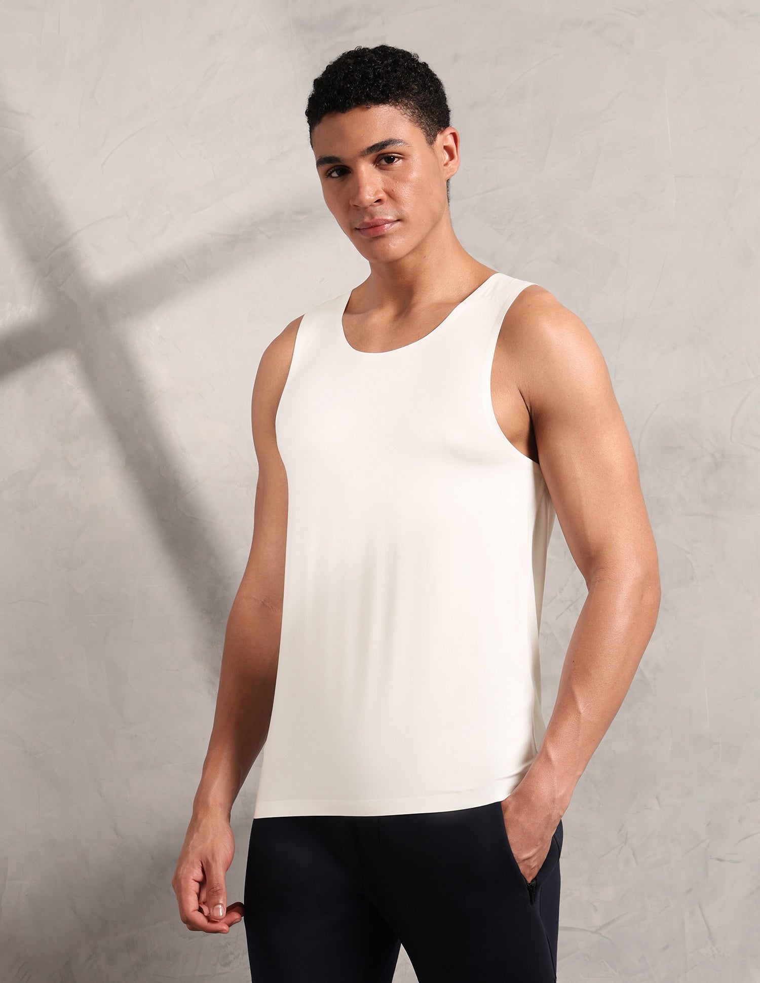 Essential Sports RV002 Seamless Vest White - U.S. Polo Assn. India | Large