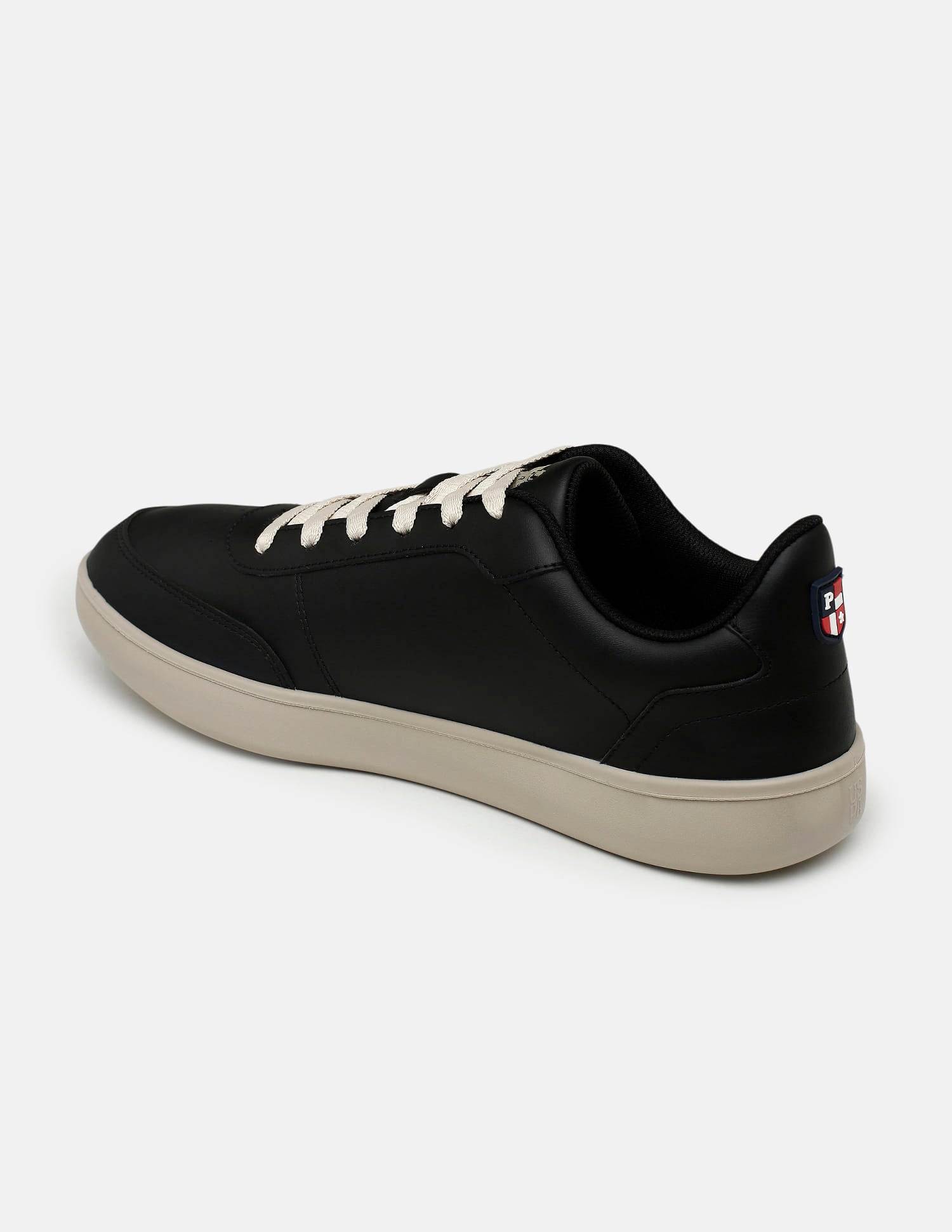 Men Lumen Solid Sneakers Black - U.S. Polo Assn. India | Large
