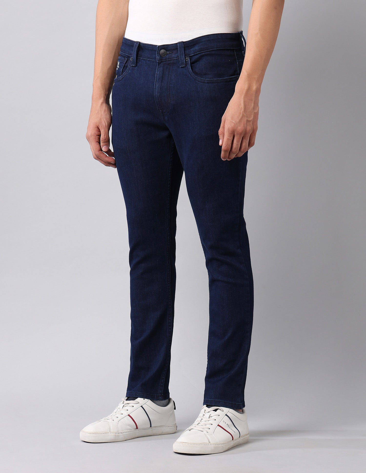 Henry Tapered Fit Blue Jeans Dark Blue - U.S. Polo Assn. India | Large
