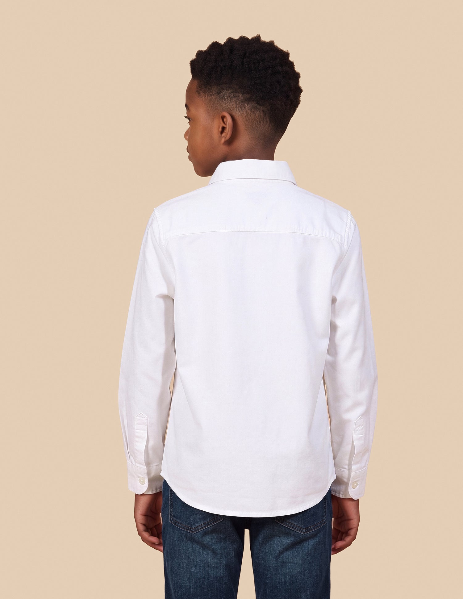 Corduroy Solid Shirt White - U.S. Polo Assn. India | Large