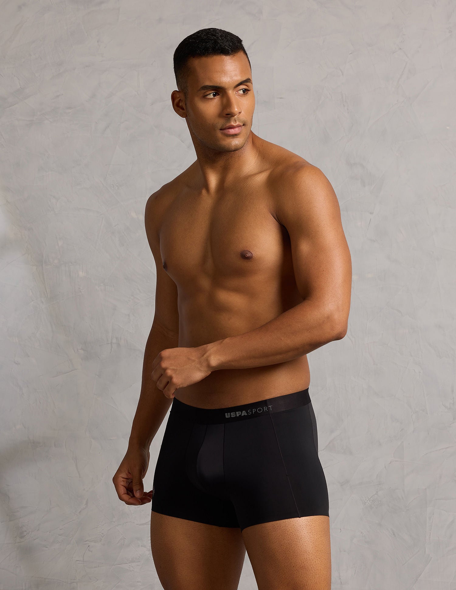 Micro Fibre Seamless High Stretch Trunk Black - U.S. POLO ASSN. | Large