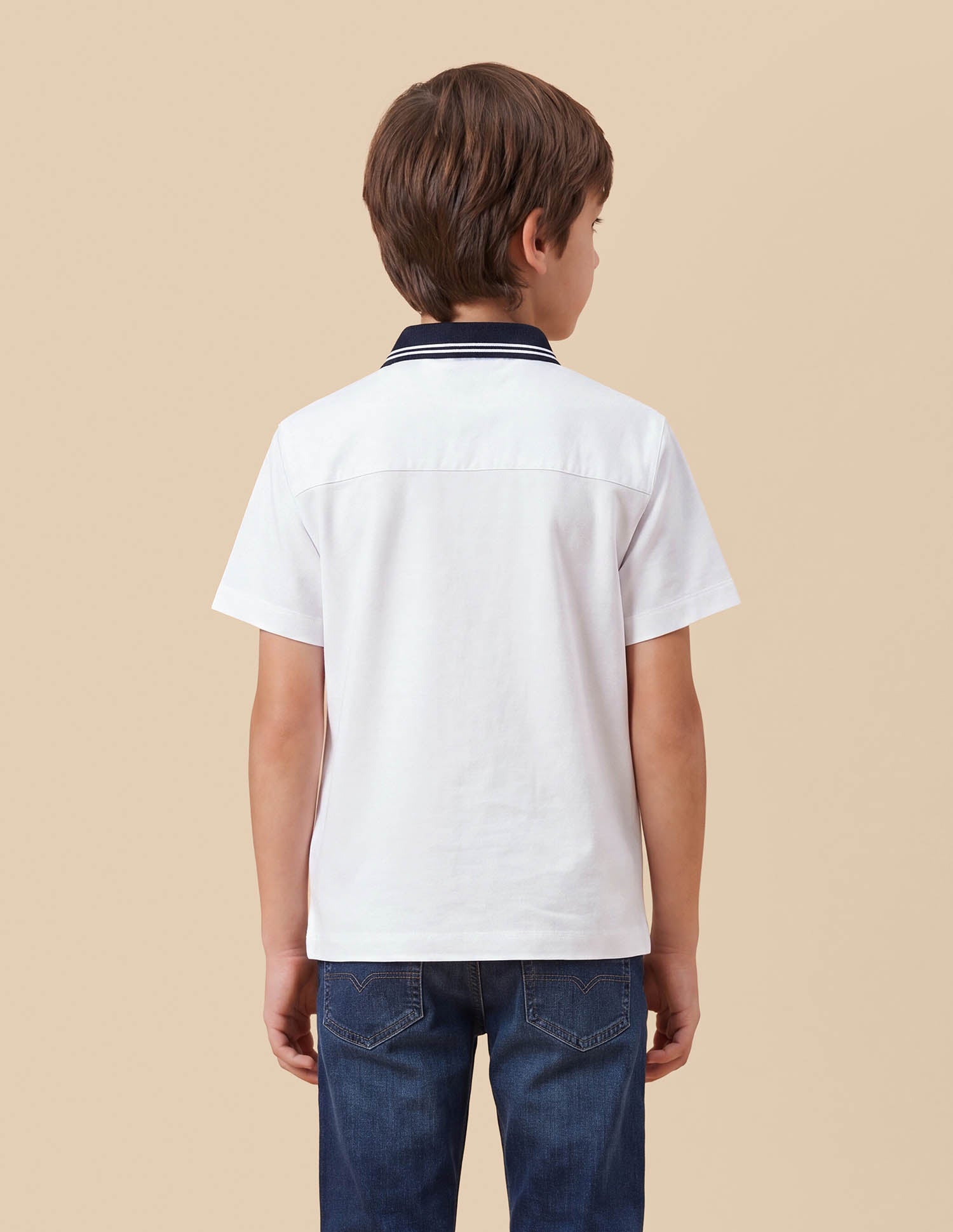 Brand Printed Oxford Shirt White - U.S. Polo Assn. India | Large