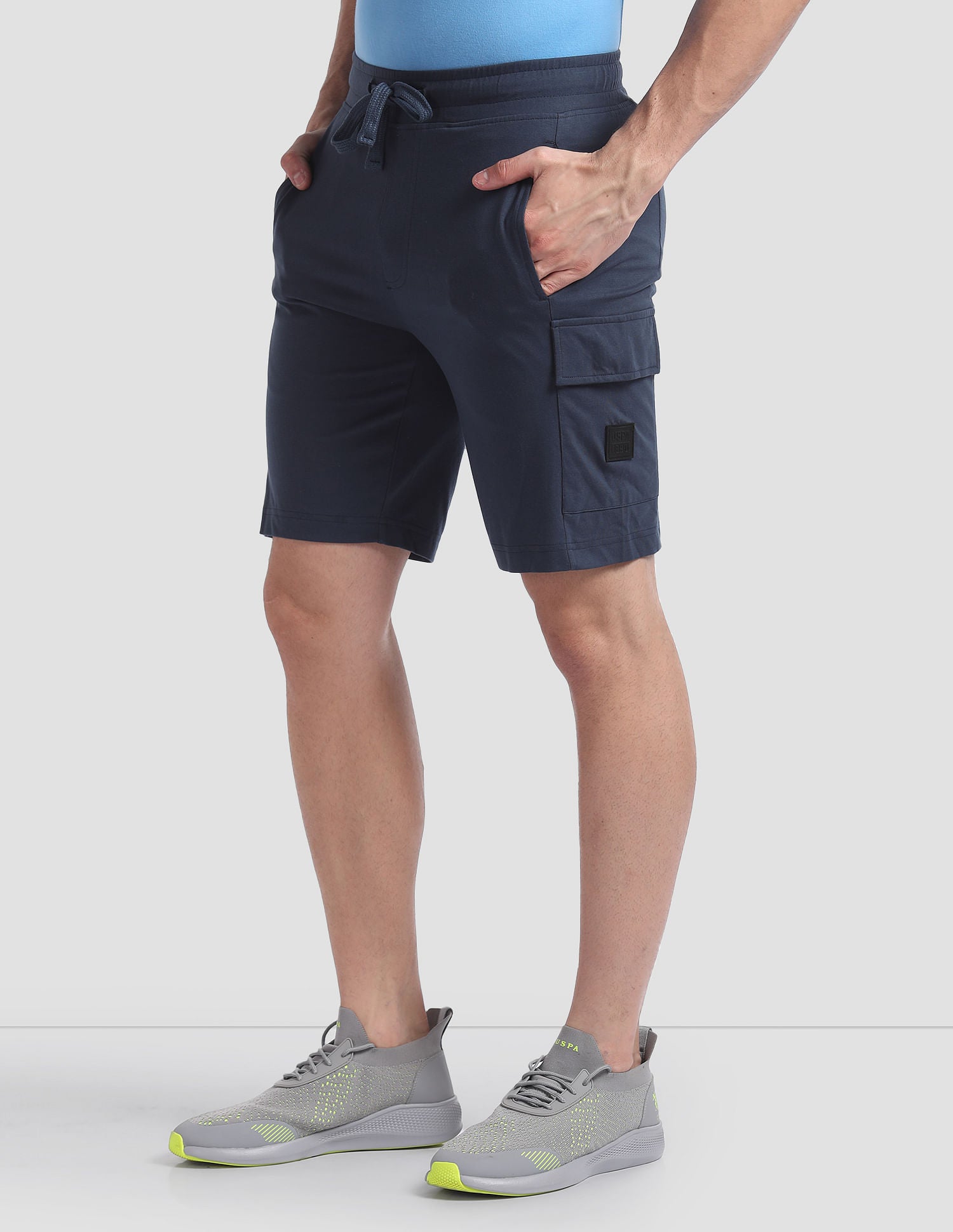 Cargo Pocket OES02 Lounge Shorts - Pack Of 1 Navy - U.S. POLO ASSN. | Large