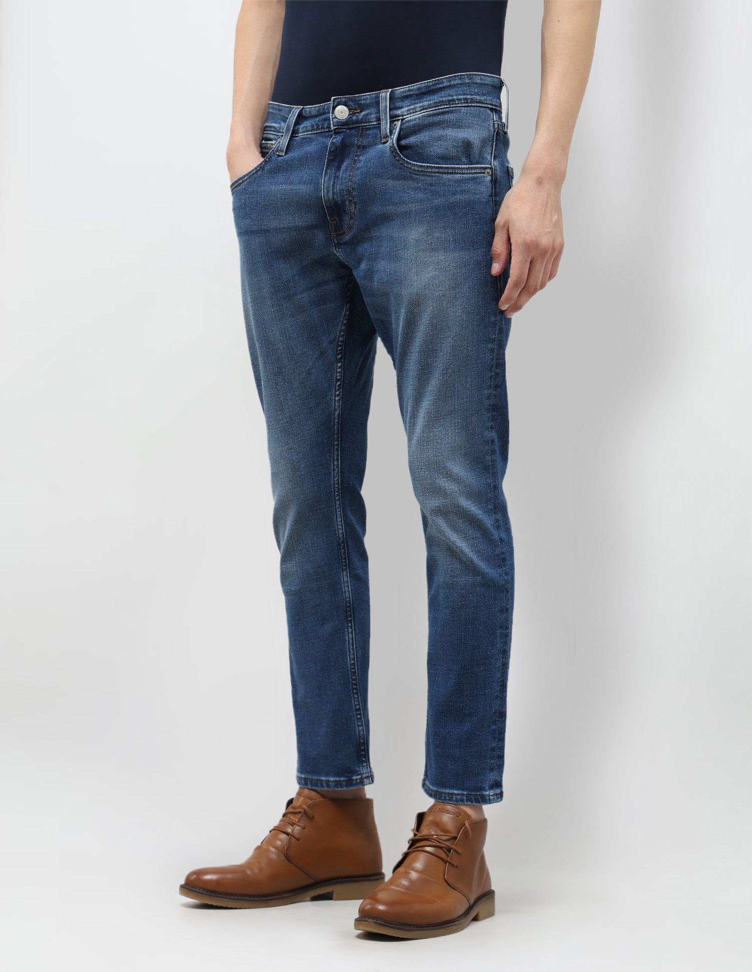 Henry Tapered Fit Blue Jeans Blue - U.S. POLO ASSN. | Large