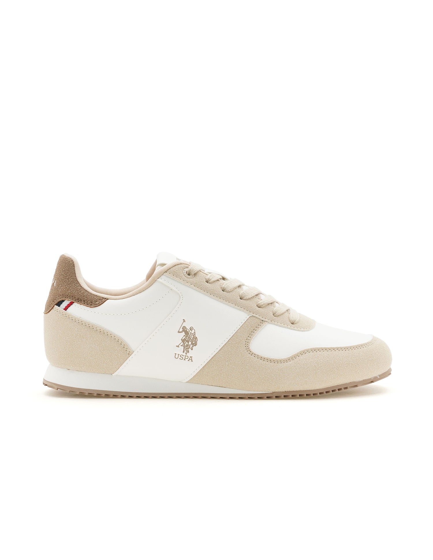 Men Sorrento Beige Retro Sneakers Beige - U.S. Polo Assn. India | Large