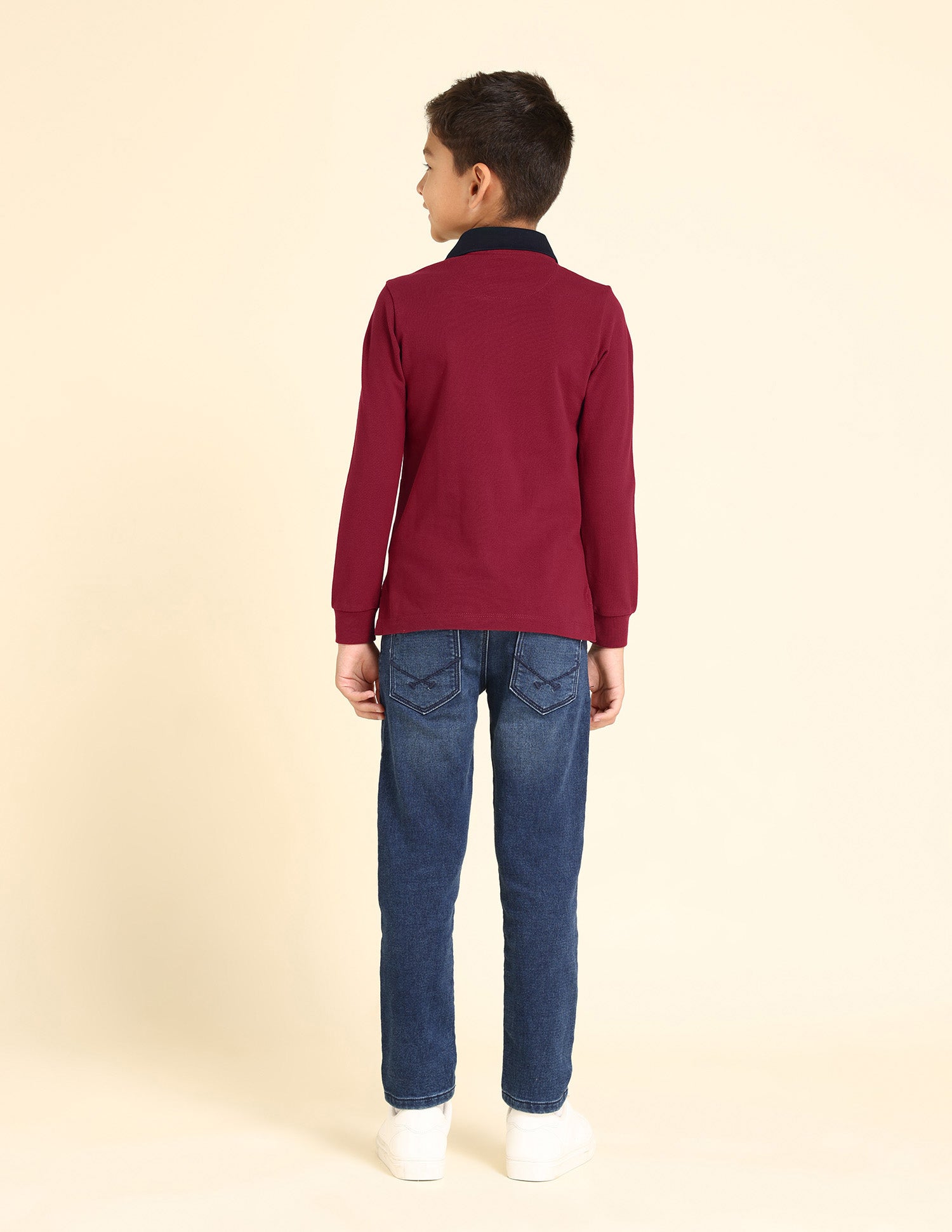 Boys Brand Print Polo Shirt Red - U.S. POLO ASSN. | Large